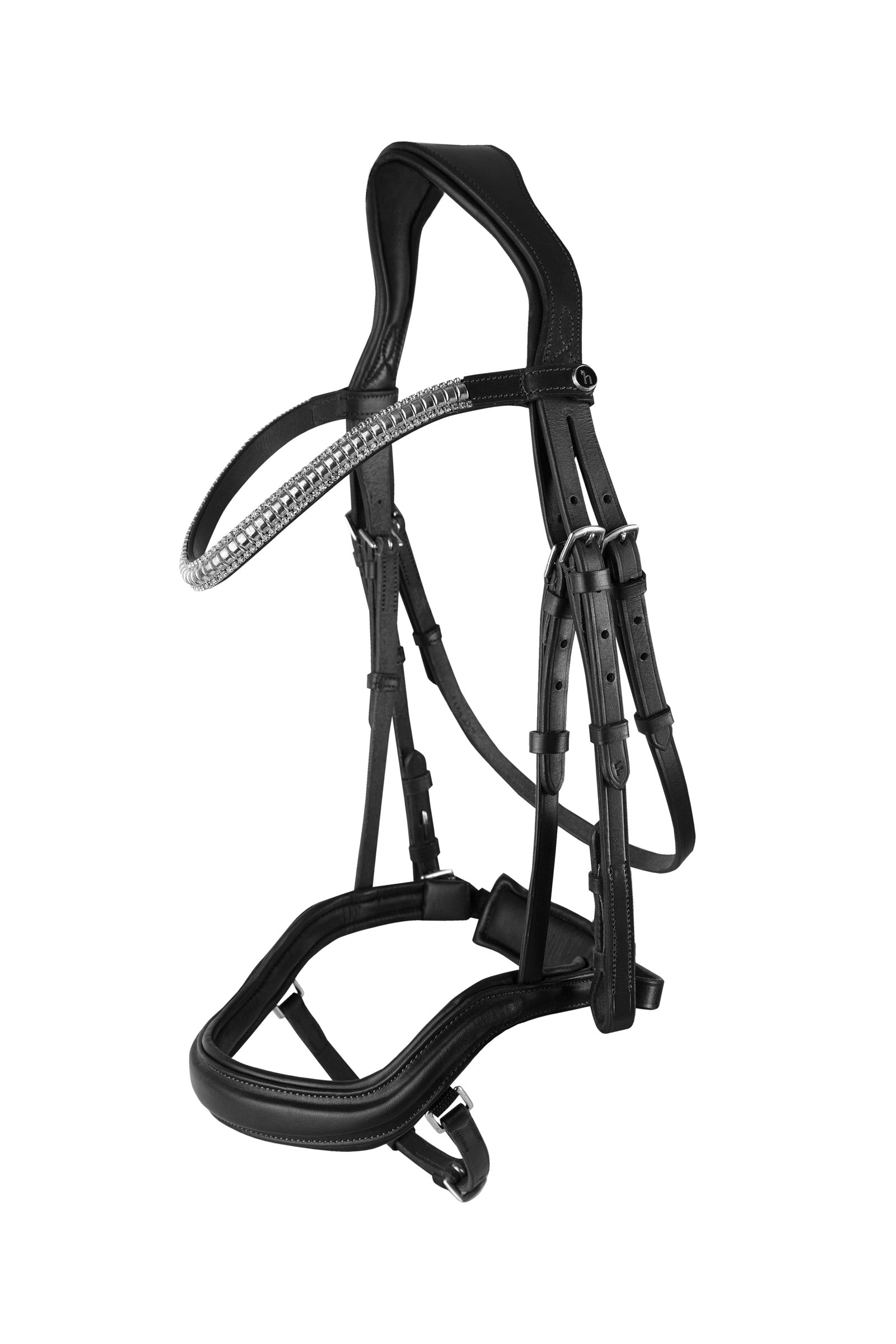 Horze Highbury Anatomic Bridle with Crystal Brow Band Bridles & Reins