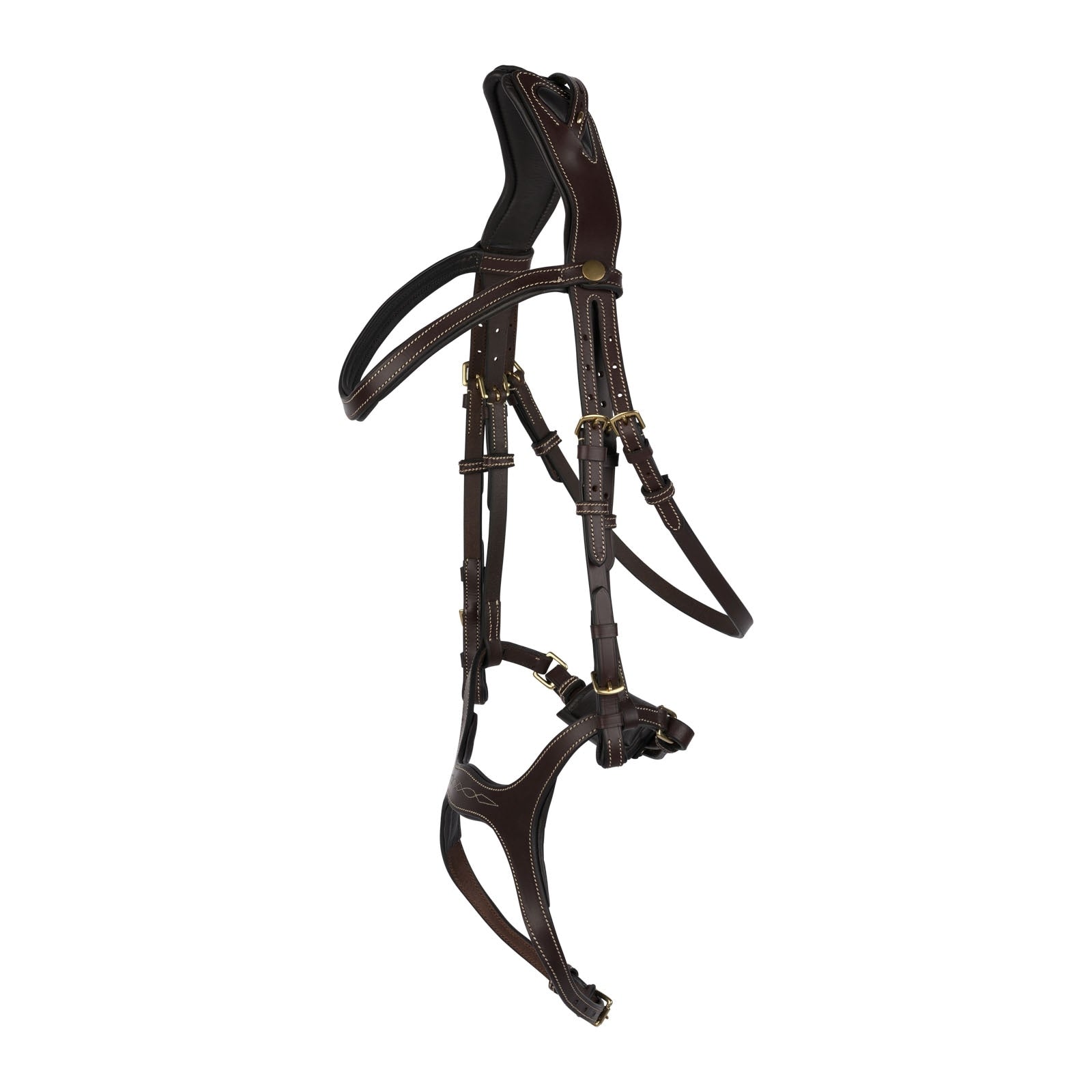 Horze Peckham Anatomic Bridle with Embroidery Bridles & Reins