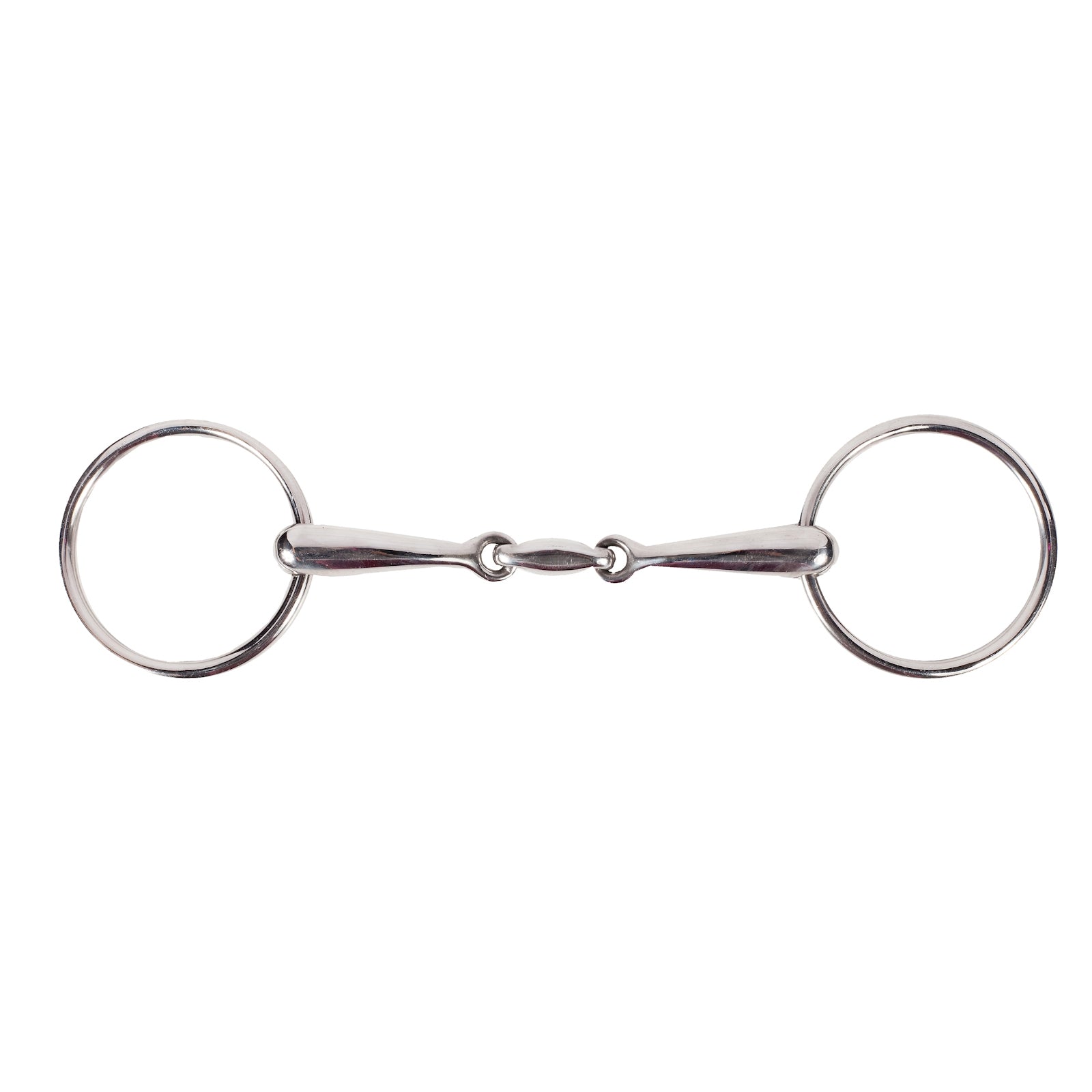 Horze Double-Jointed Loose Ring Snaffle, 16mm Horse Bits