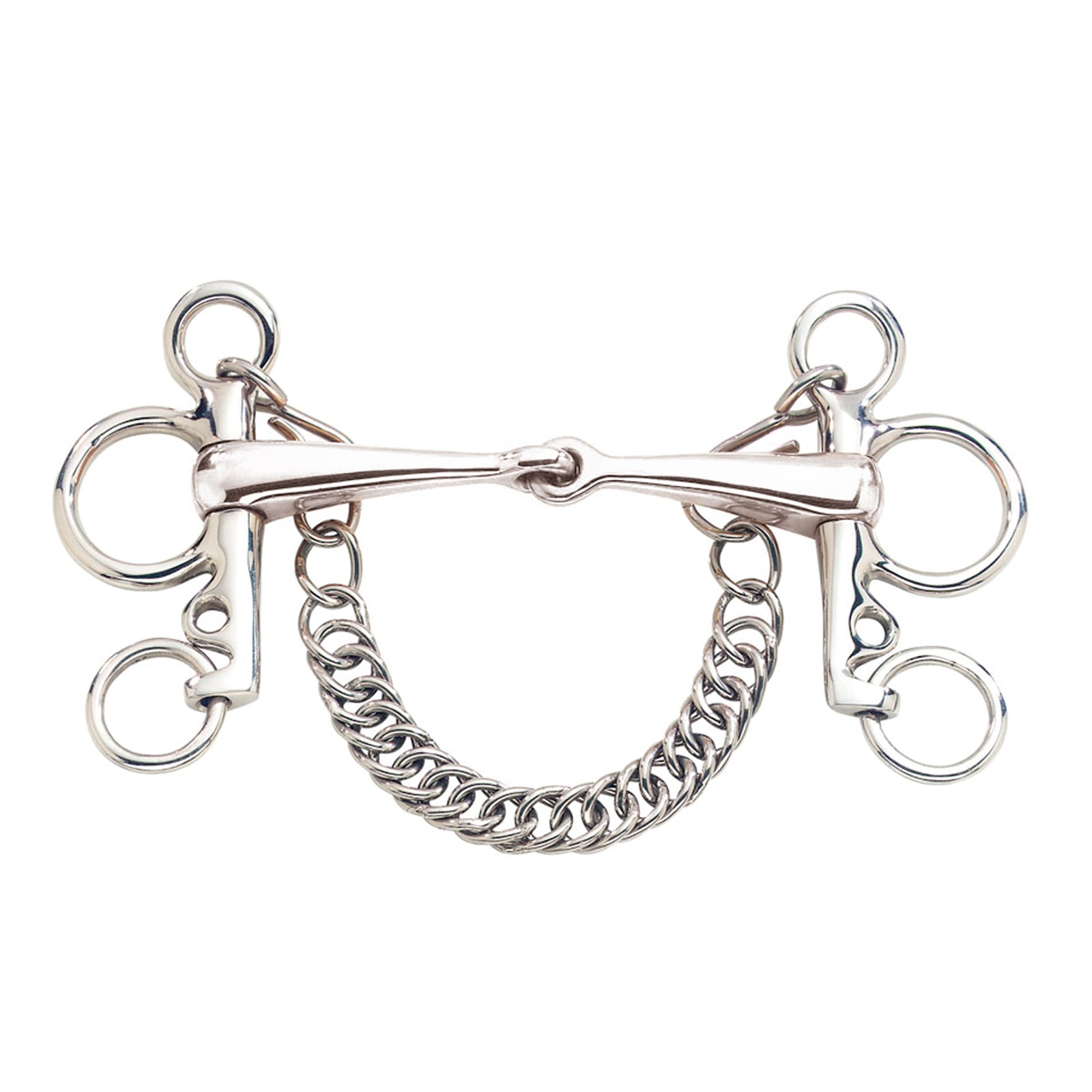 Sprenger Pelham Stainless Steel, Single Jt., 16 mm Horse Bits