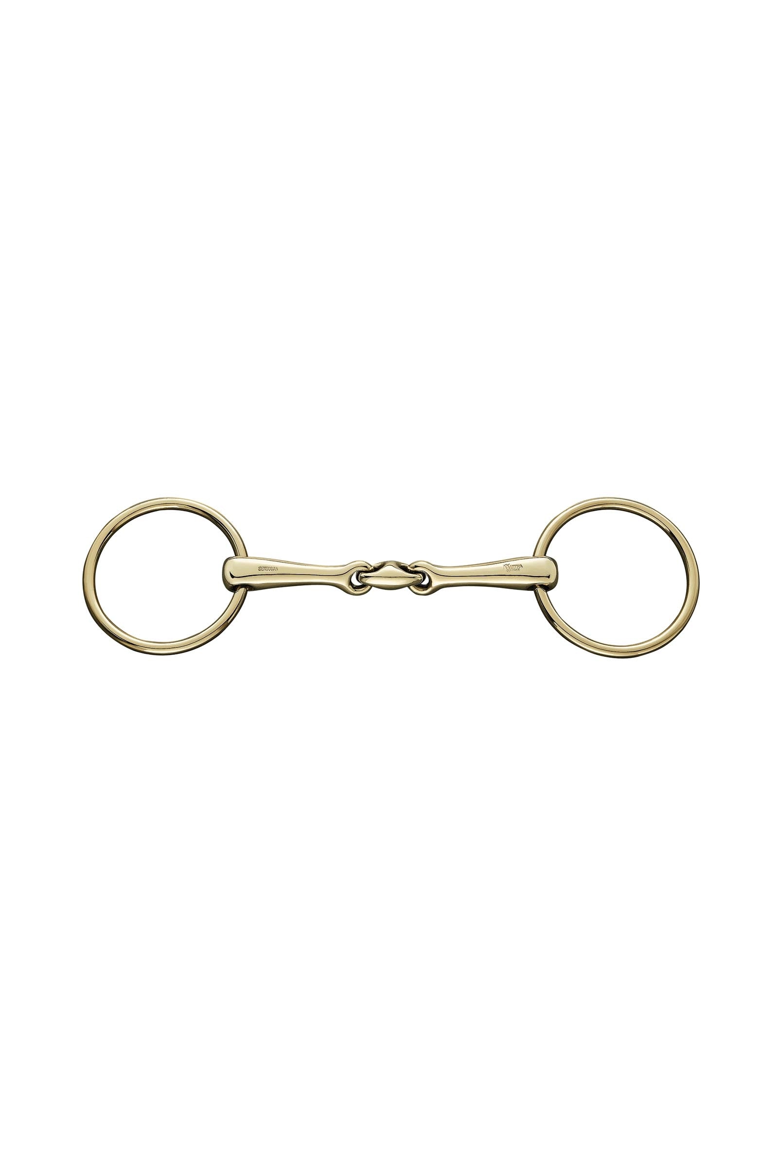 Sprenger KK Ultra løse ringe trensebid, dobbeltleddet, 16 mm, Sensogan, Aurigan ringe Bitten