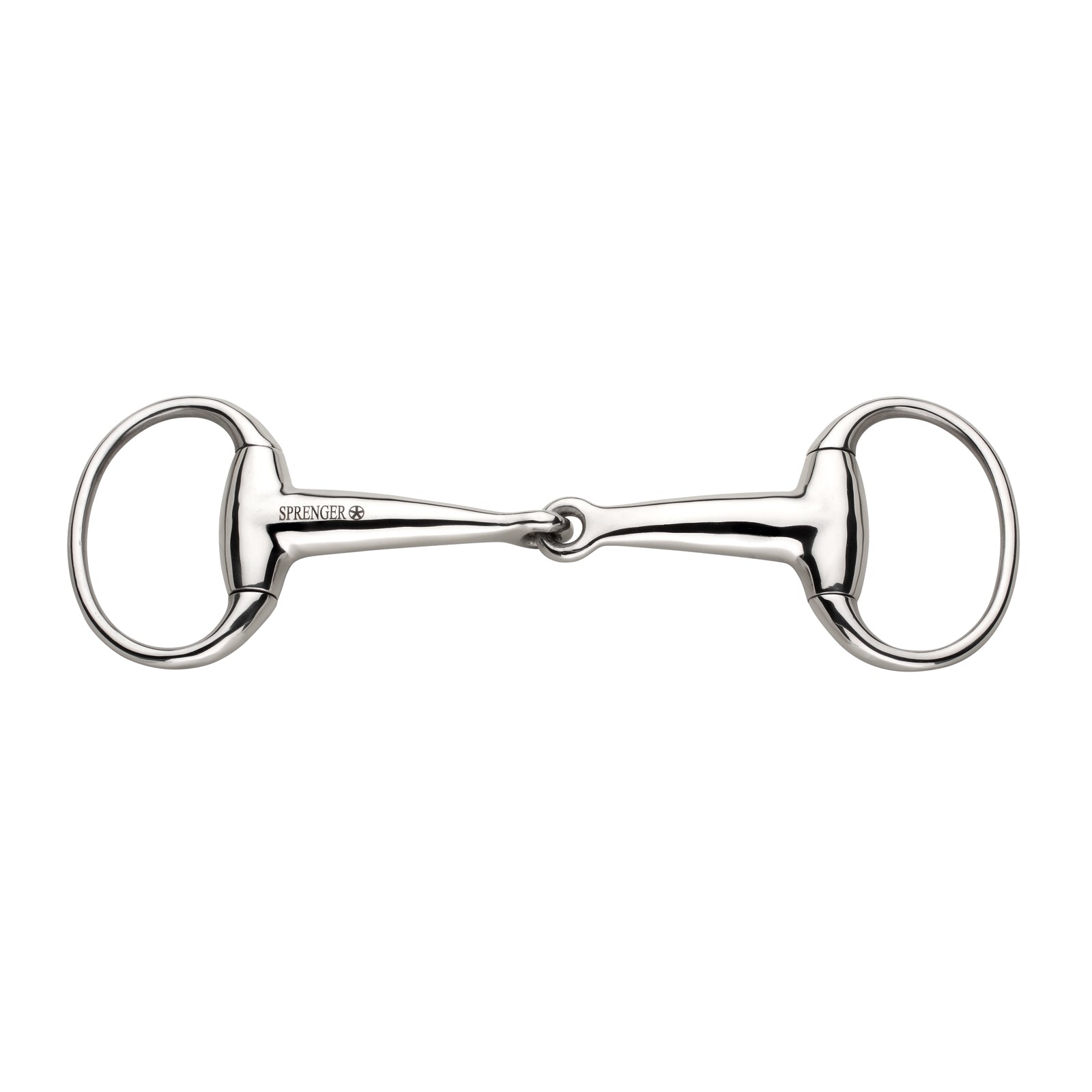 Sprenger Eggbutt bit hollow, Stainless steel Horse Bits