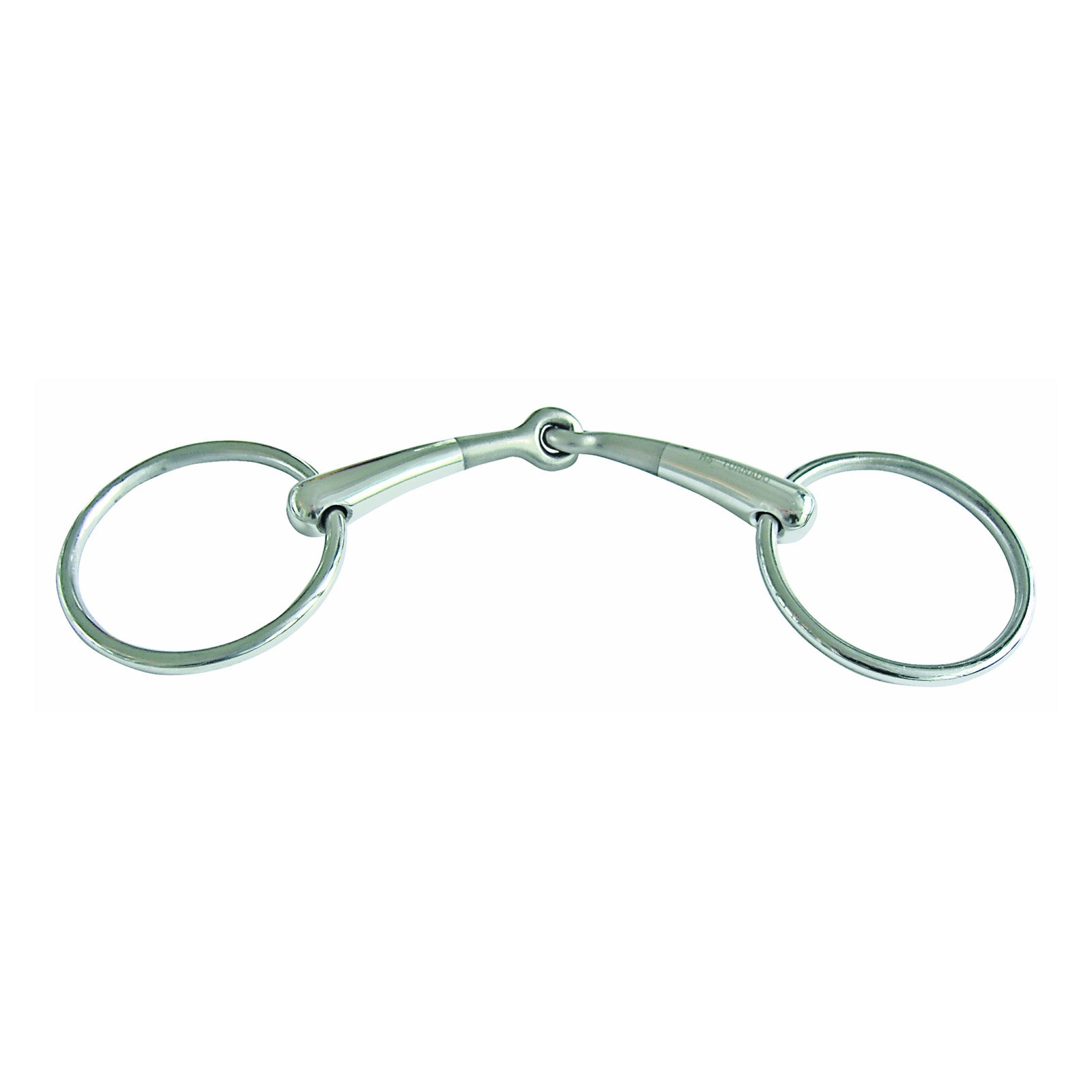 Sprenger Turnado Stainless Steel Loose Ring Snaffle, Single Jt. 16 mm Bitten