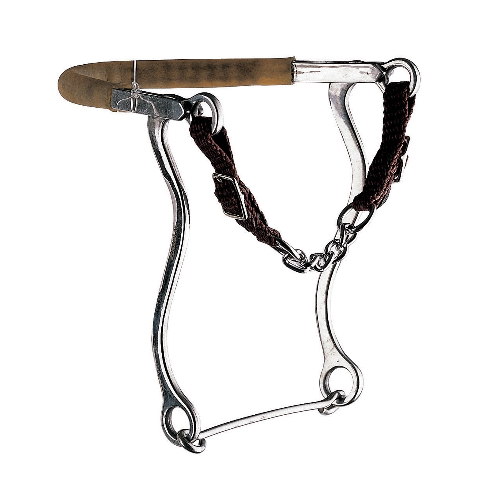 Sprenger Hackamore met kinketting en RVS scharen, 31 cm Bitten