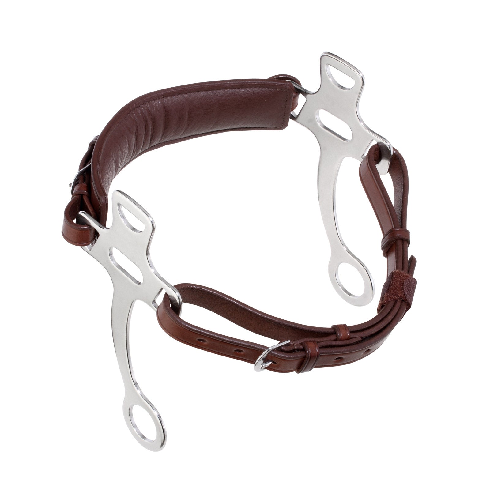 Sprenger hackamore met leren riem Bitten