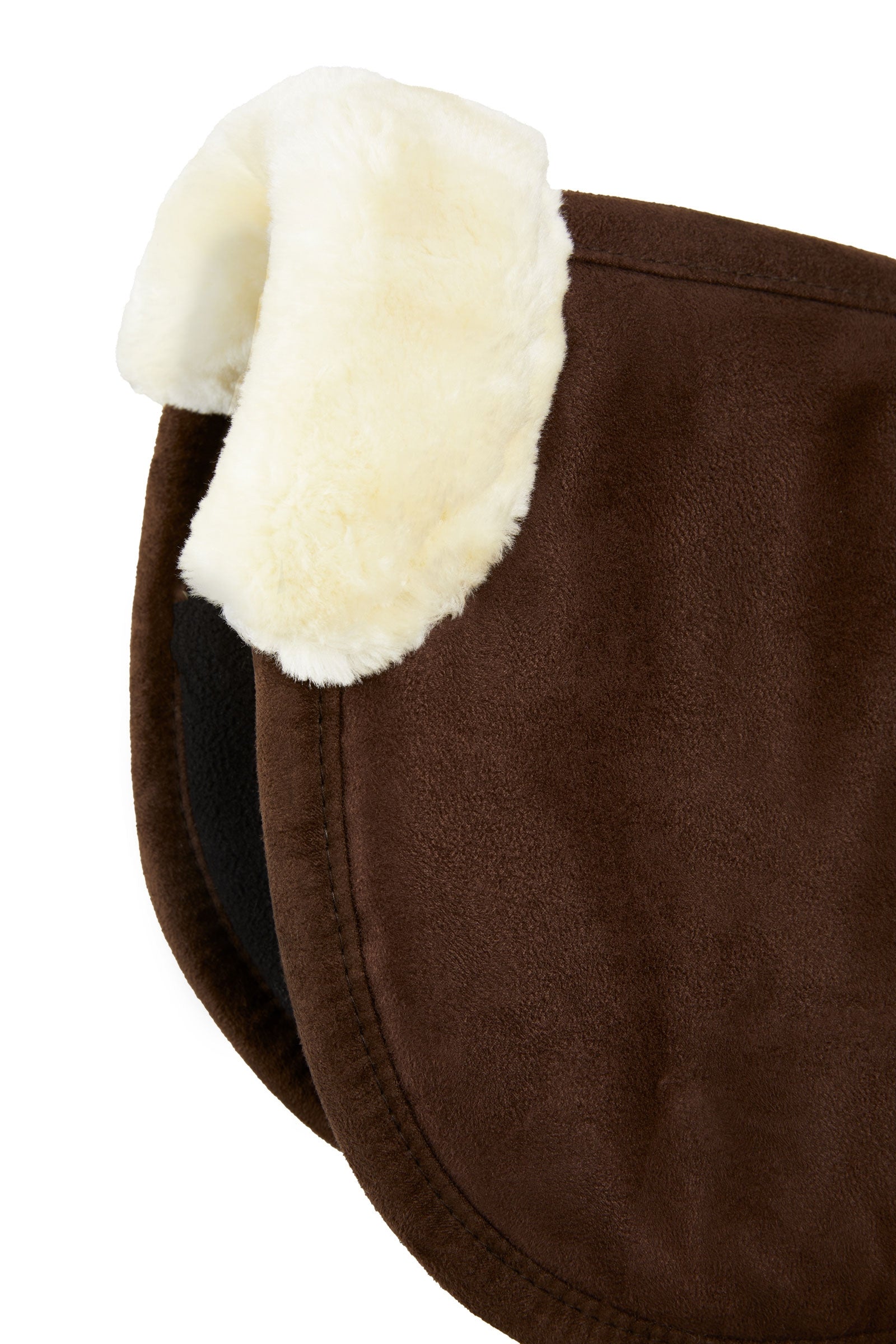 Horze Memory Foam Pad with Faux Fur Saddle Pads