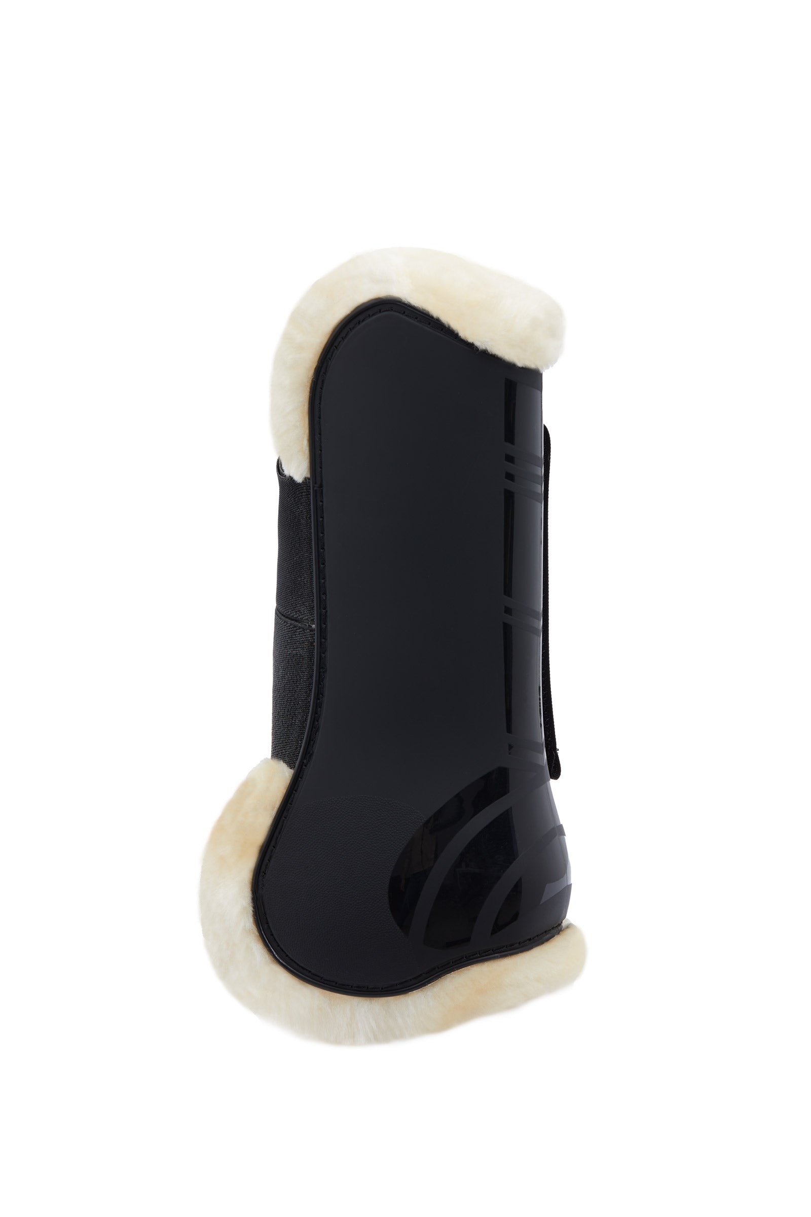 Horze Caliber Tendon Boots with Faux Fur Lining Leg Protection & Hoof Protection for Horses