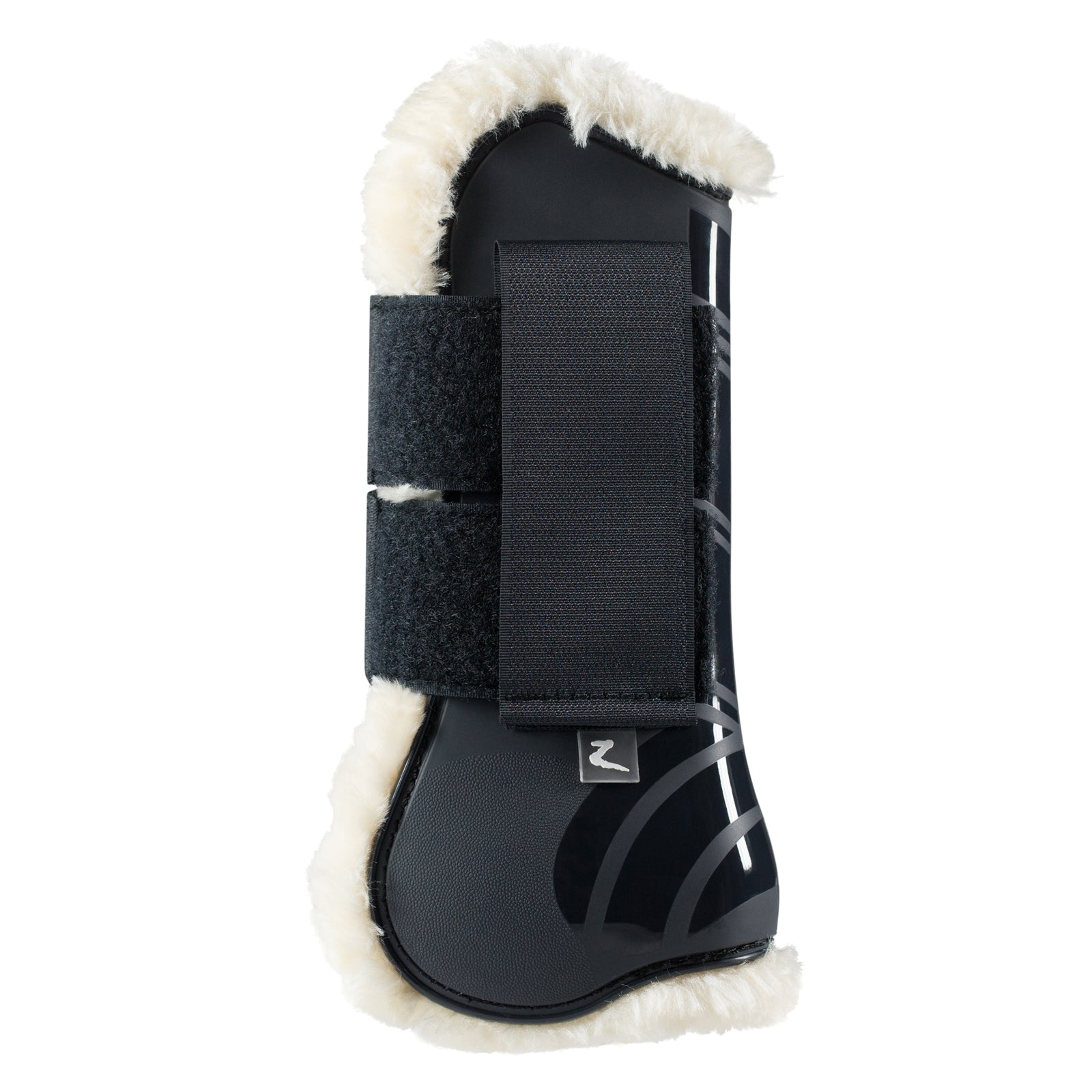 Horze Caliber Tendon Boots with Faux Fur Lining Leg Protection & Hoof Protection for Horses