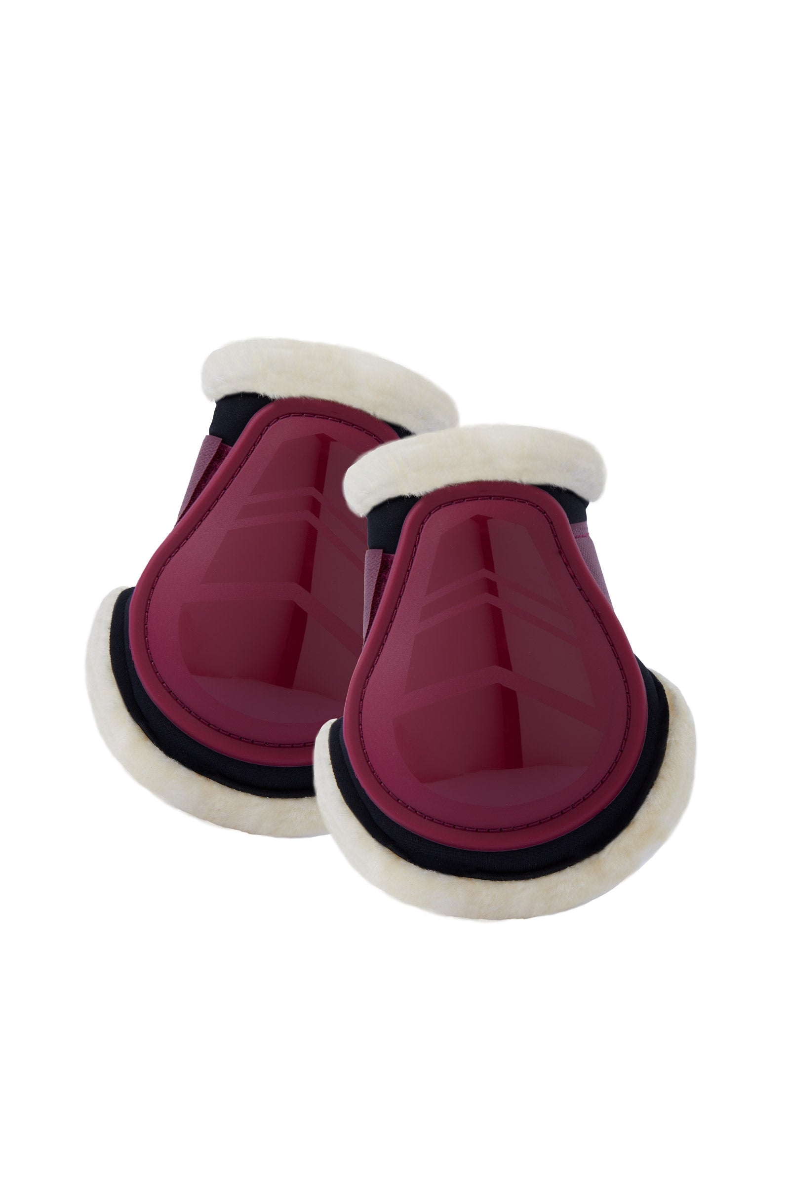 Horze Caliber Fetlock Boots with Faux Fur Lining Leg Protection & Hoof Protection for Horses