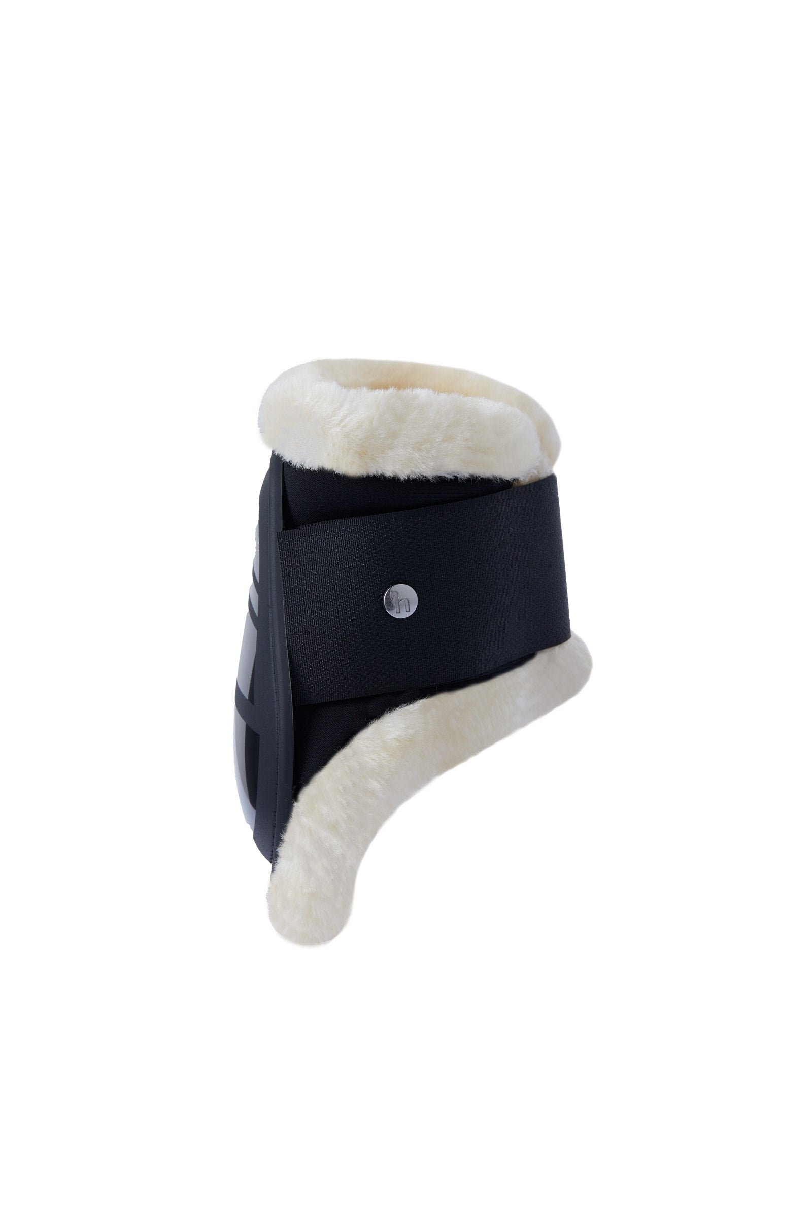 Horze Caliber Fetlock Boots with Faux Fur Lining Leg Protection & Hoof Protection for Horses