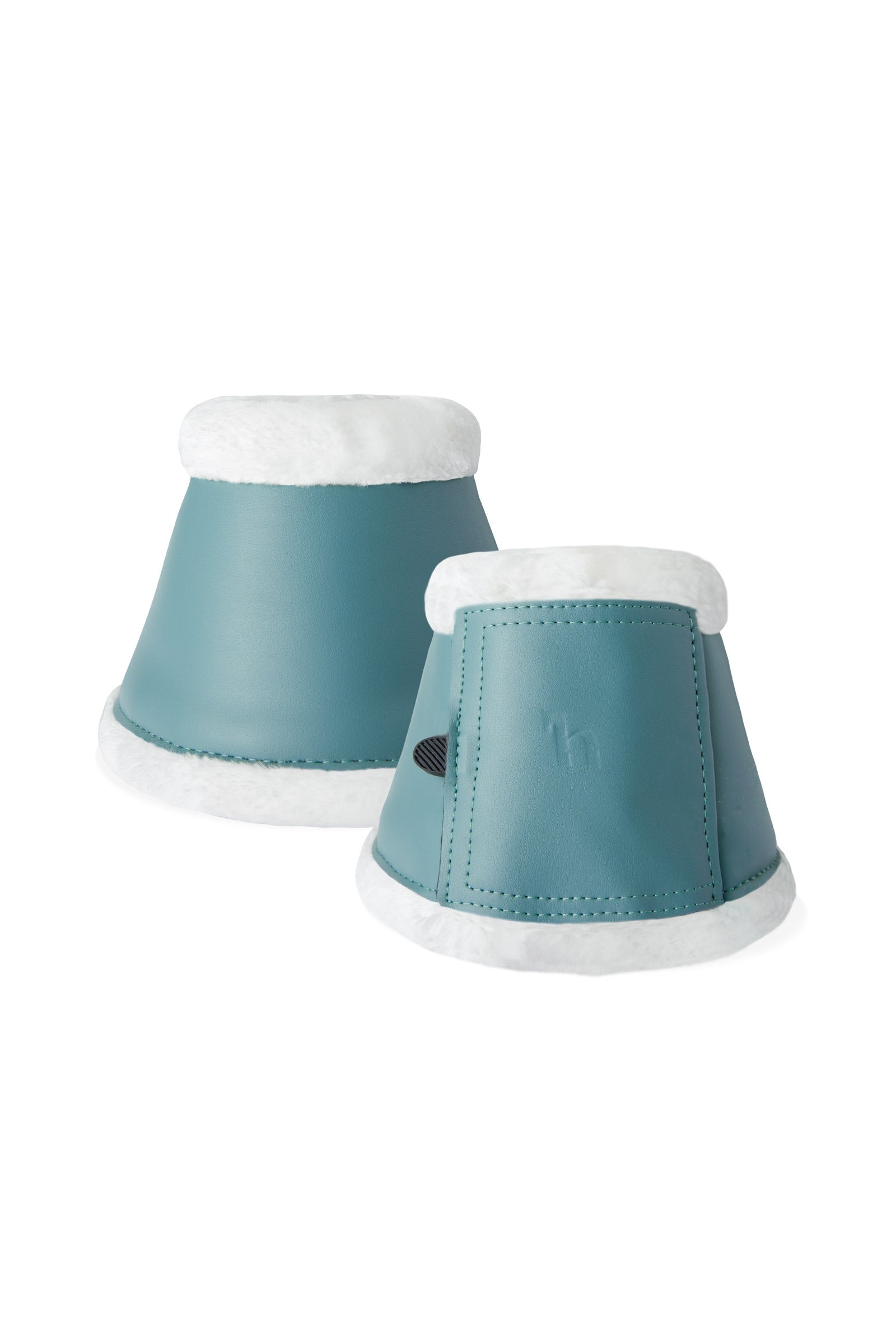Horze Ghent Bell Boots with Faux Fur Leg Protection & Hoof Protection for Horses