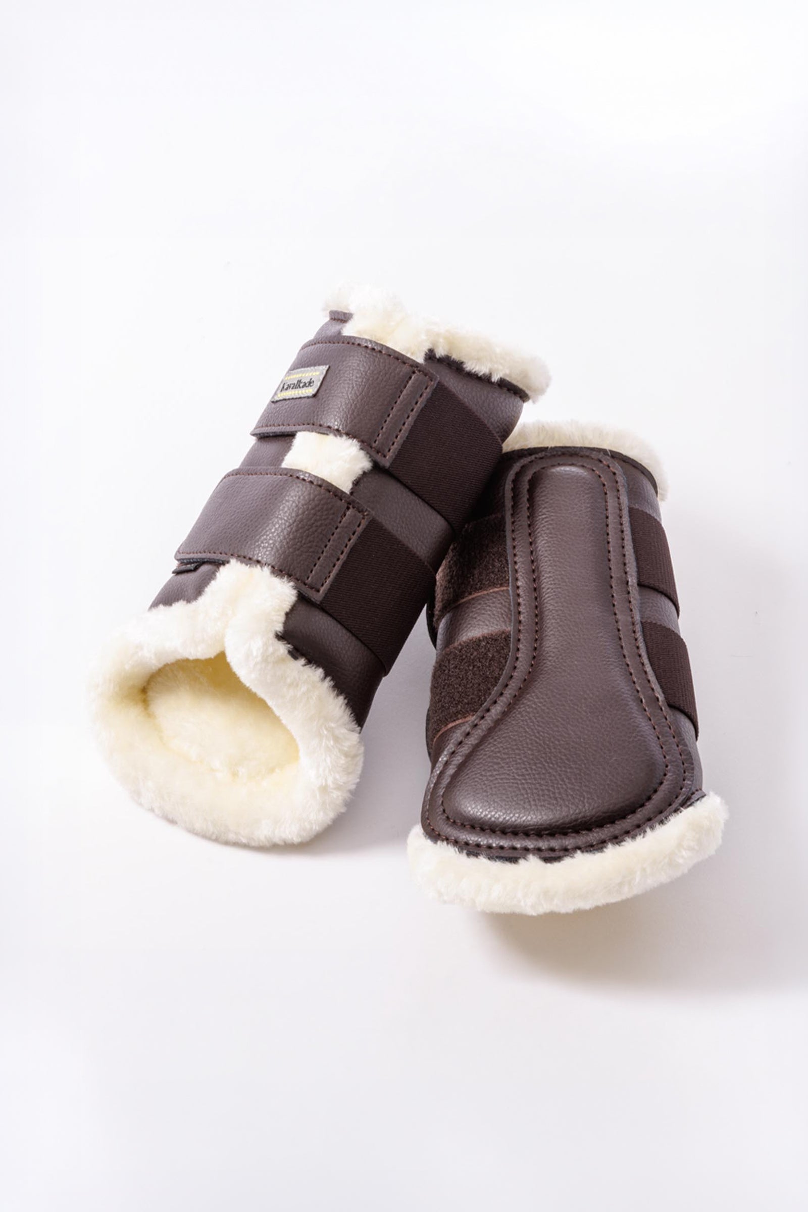 Kavalkade Anatomic Synthetic Leather Boots With Faux Fur Leg & Hoof Protection