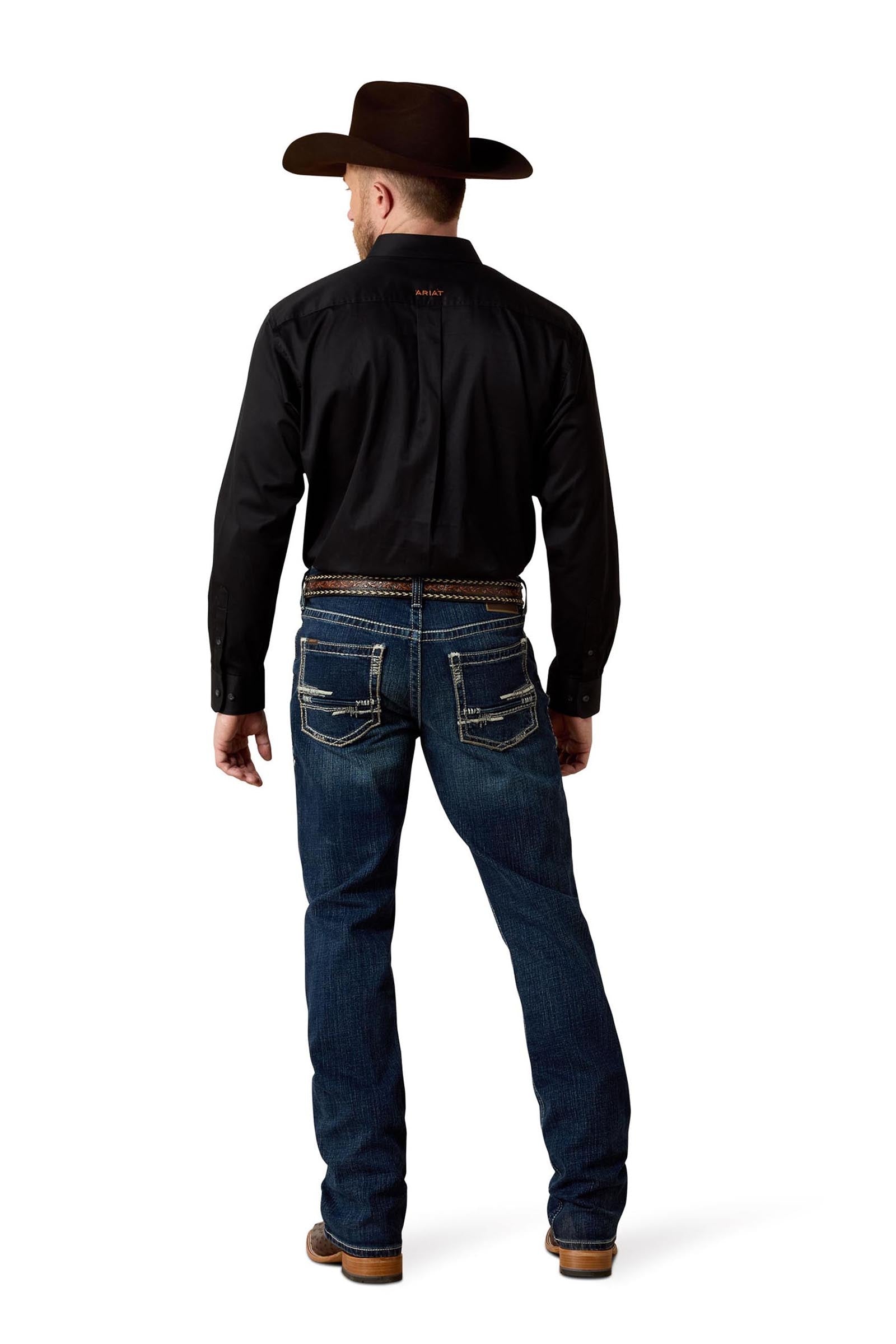 Ariat Mens M4 Relaxed Adkins Boot Cut Jeans Mens Riding Clothing