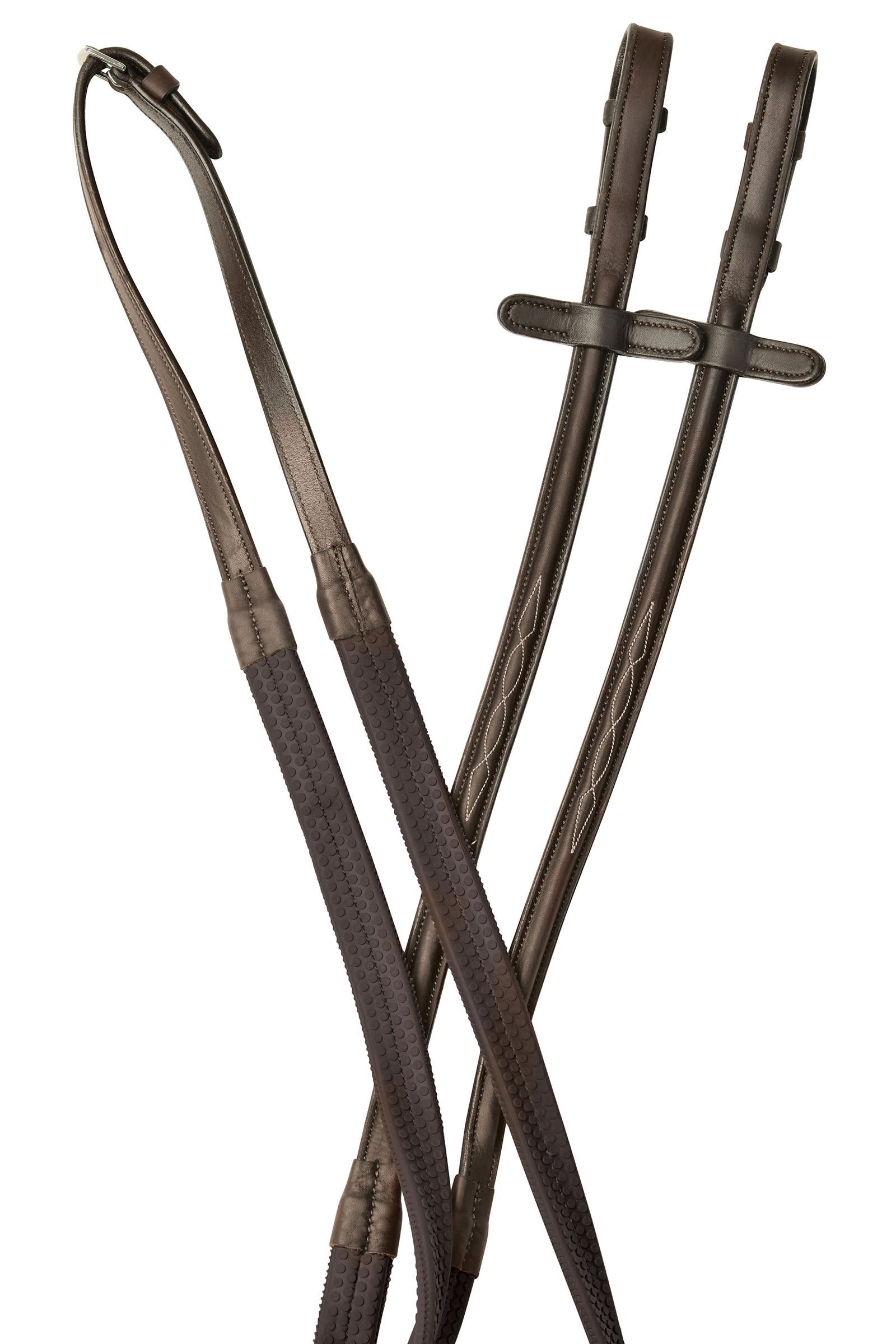 Collegiate Comfitec Opulux Fancy rubberen teugels met verhoogd ontwerp Hoofdstellen & Teugels