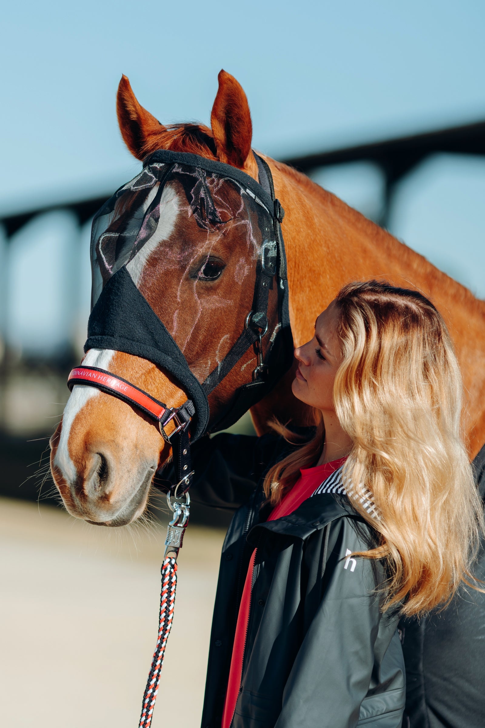 Horze Oslo Fly Mask Antifly Protection for Horses