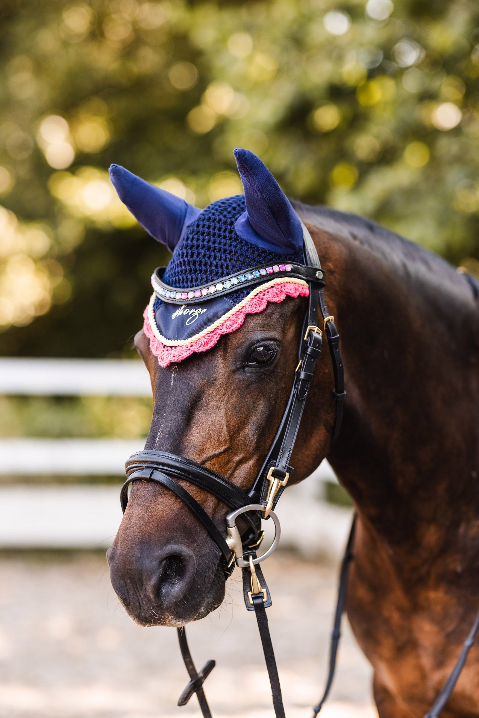 Horze Magic Carousel Part 2 Ear Nets Saddle Pads