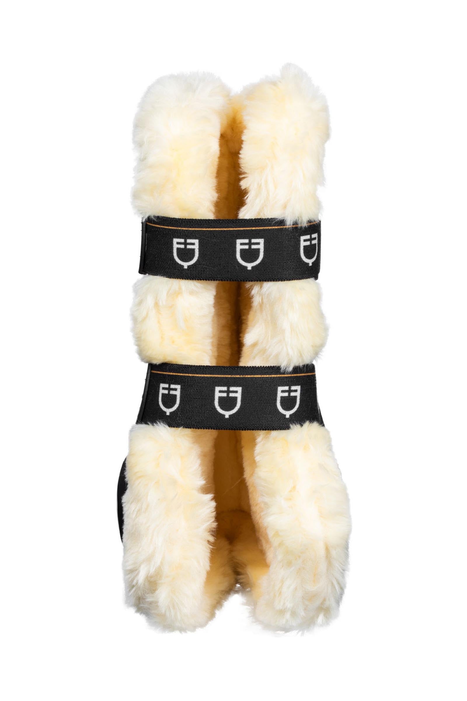 Equestro Synthetic Sheepskin Quick Release Tendon Boots Leg Protection & Hoof Protection for Horses