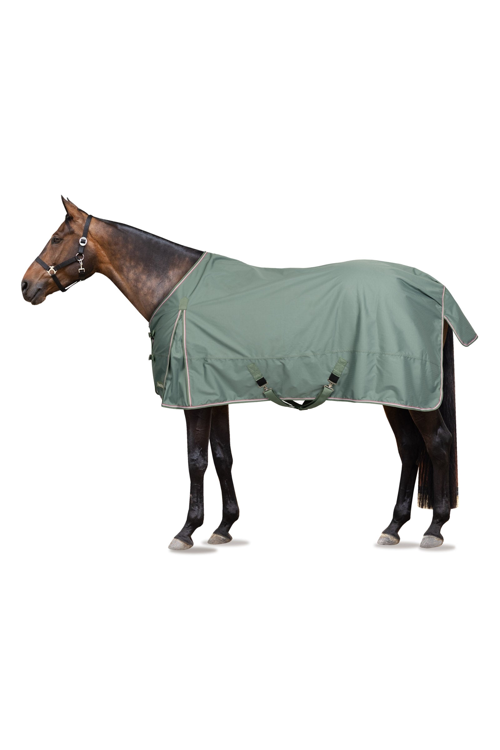 Horze Glasgow Turnout Rug with Fleece Lining and Reflective Accents, 0g Horse Rugs