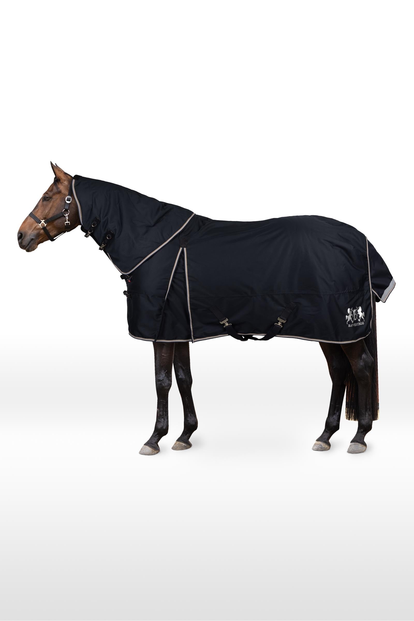 B Vertigo Georgina Turnout Deken met Afneembaar Halsstuk 250 grams Paardendekens