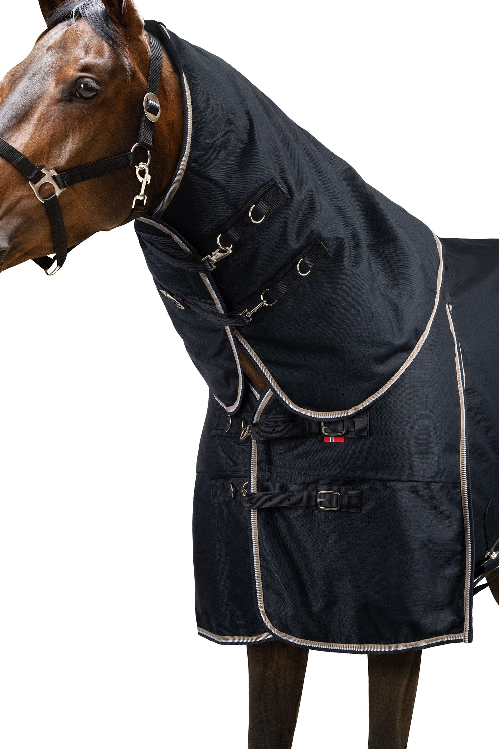 B Vertigo Georgina Turnout Rug with Detachable Neck, 250g Horse Rugs