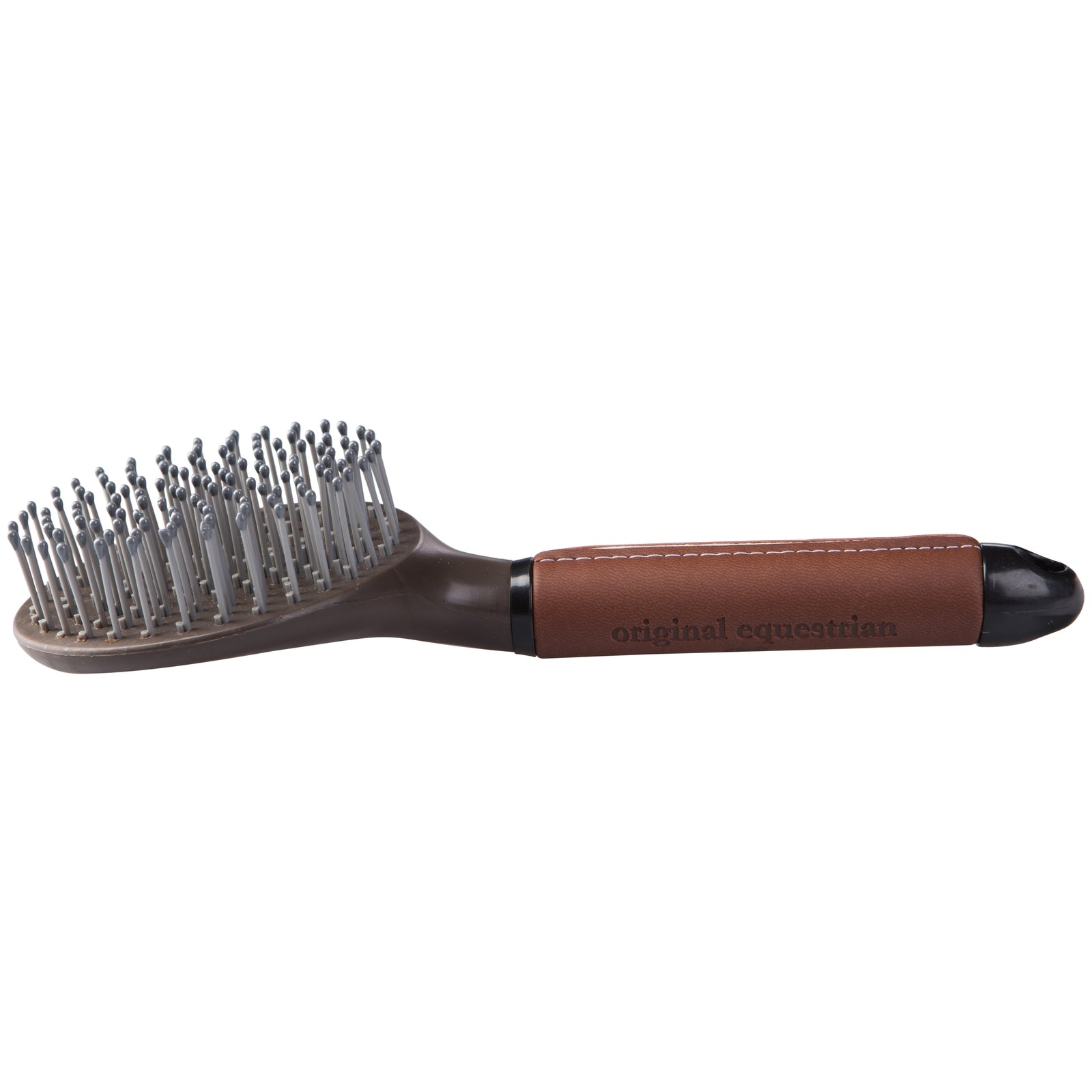 Horze Maddox Leather Handle Tail Brush Horse Grooming Tools