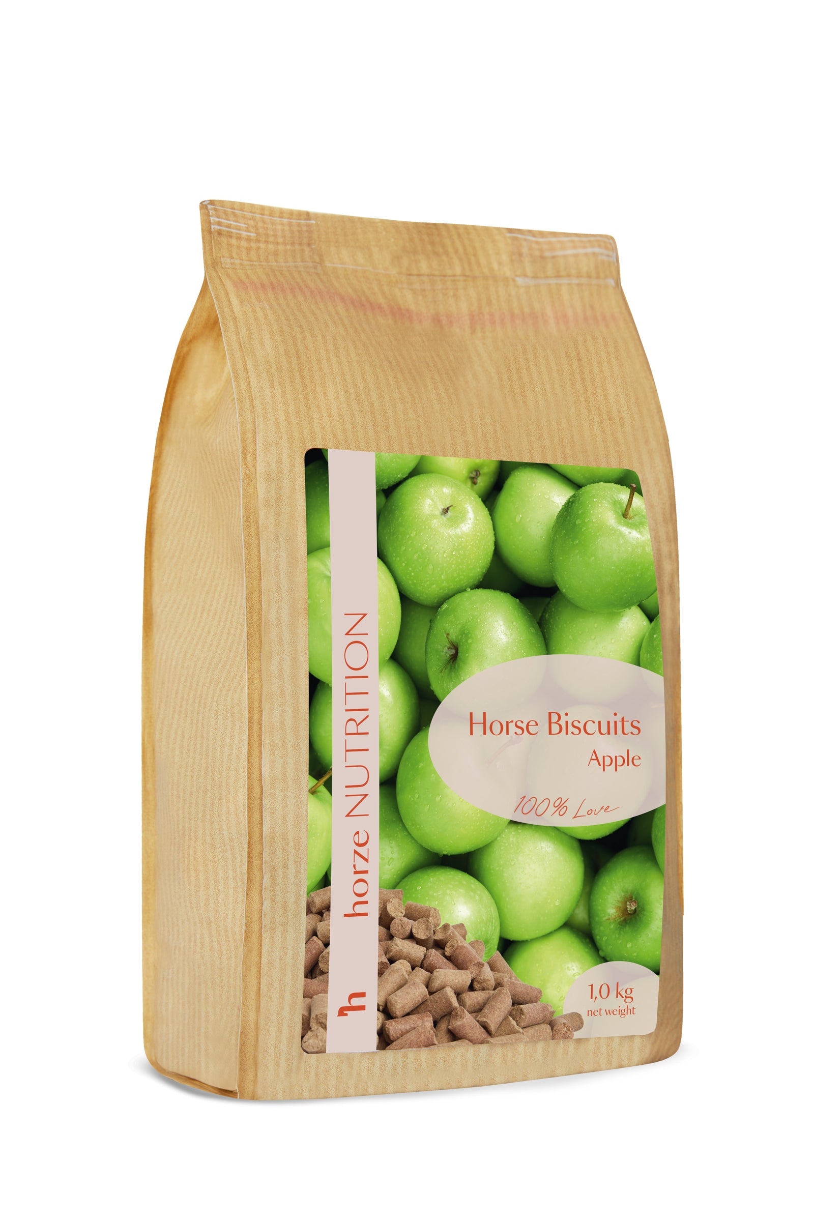 Horze Biscuits Apple, paardensnoepjes, 1 kilo Horse Feed & Nutrition