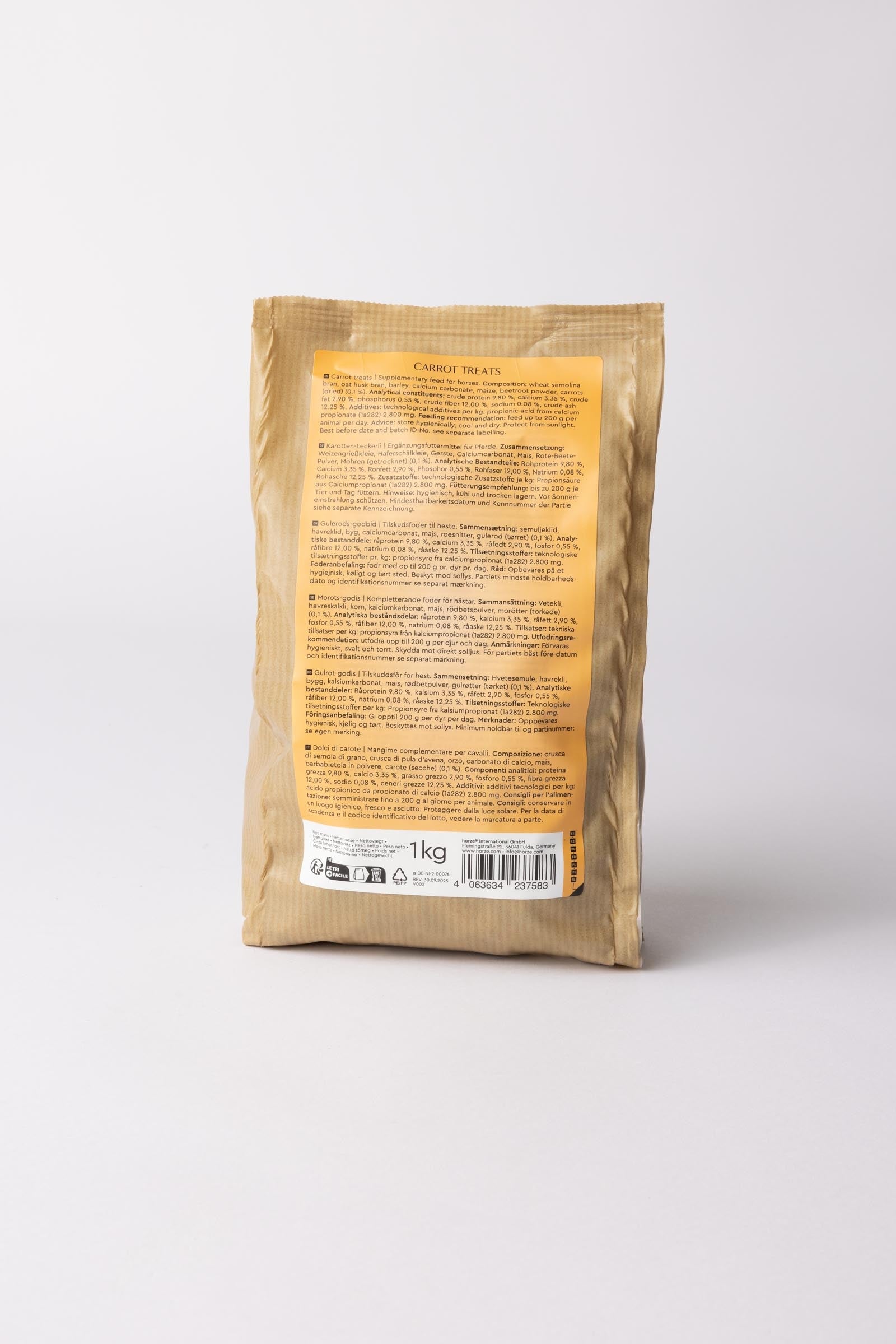 Horze Biscuits Carrot, Treats 1kg Horse Feed & Nutrition