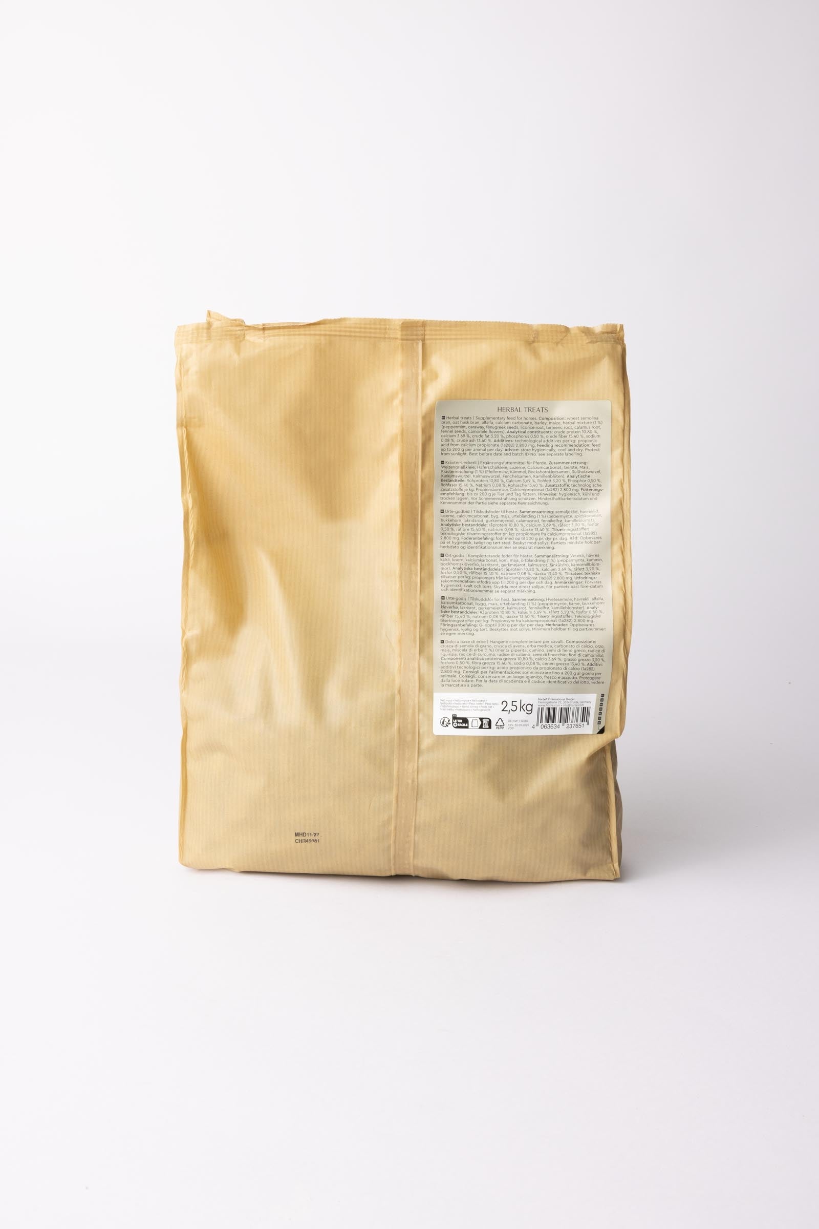 Horze Biscuits Herbs, Treats 2,5kg Horse Feed & Nutrition