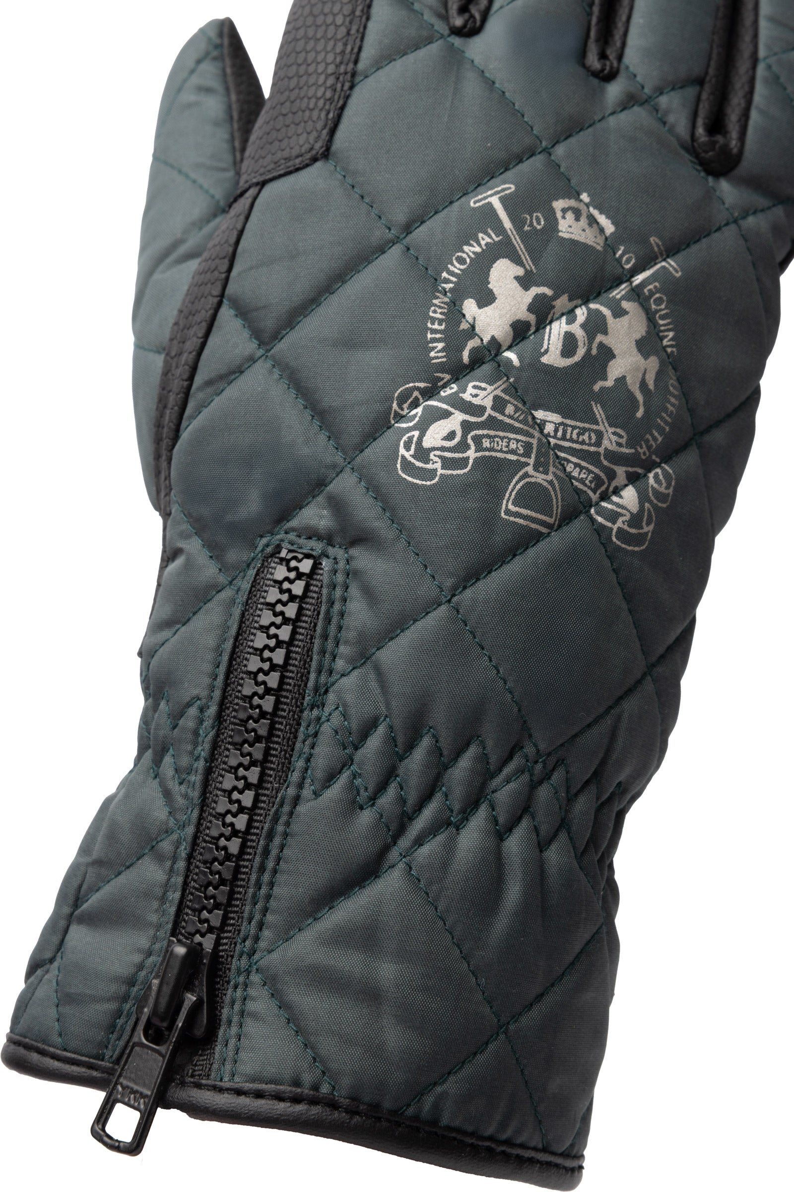 B Vertigo Onyx Waterproof Padded Riding Gloves Riding Gloves