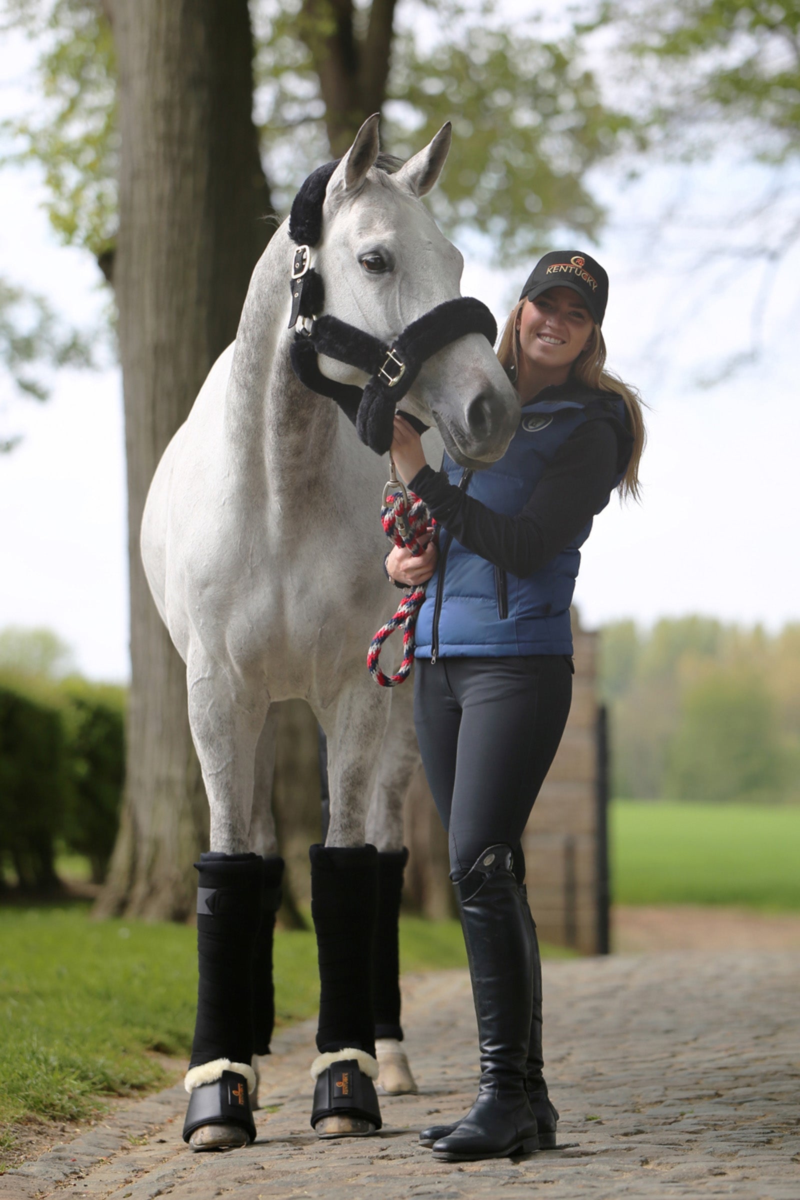 Kentucky Horsewear Wool Bandages, set of 4 Leg Protection & Hoof Protection for Horses