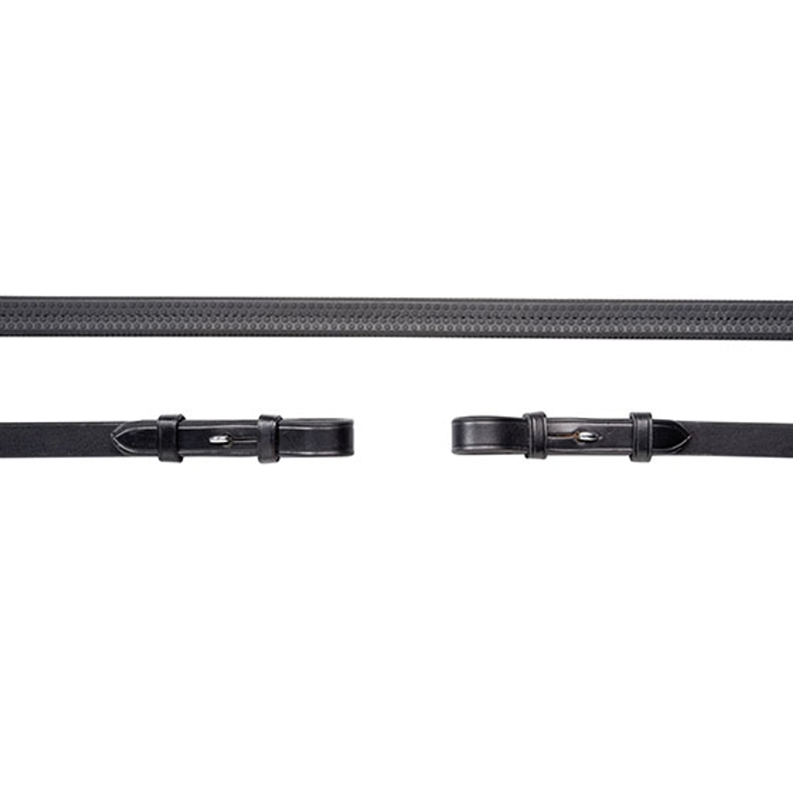 Schockemöhle Sports Rubber teugels met haken, Teugels Basic Hoofdstellen & Teugels