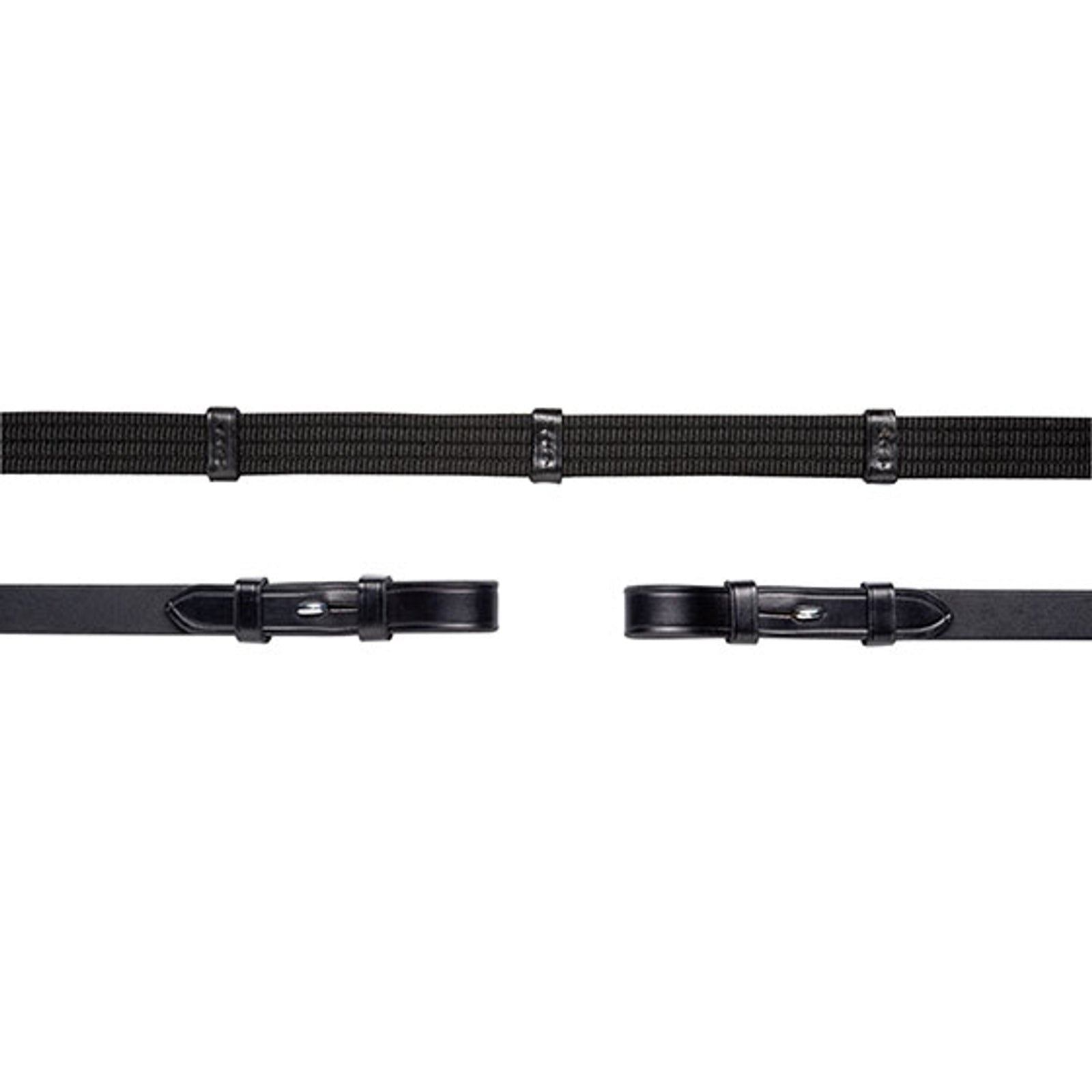 Schockemöhle Sports Web teugels, haken, 5 stoppers, met martingaalstopper Hoofdstellen & Teugels