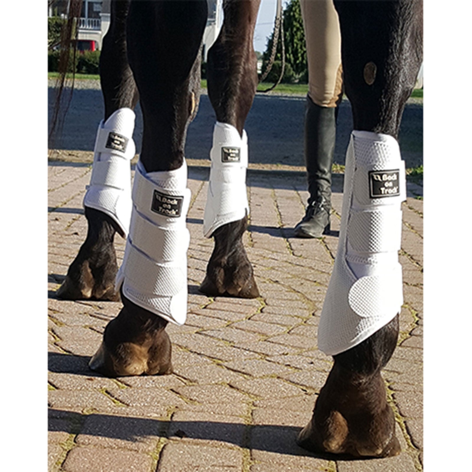 Back on Track Pijpkousen 3D gaas, S-M Leg Protection & Hoof Protection for Horses