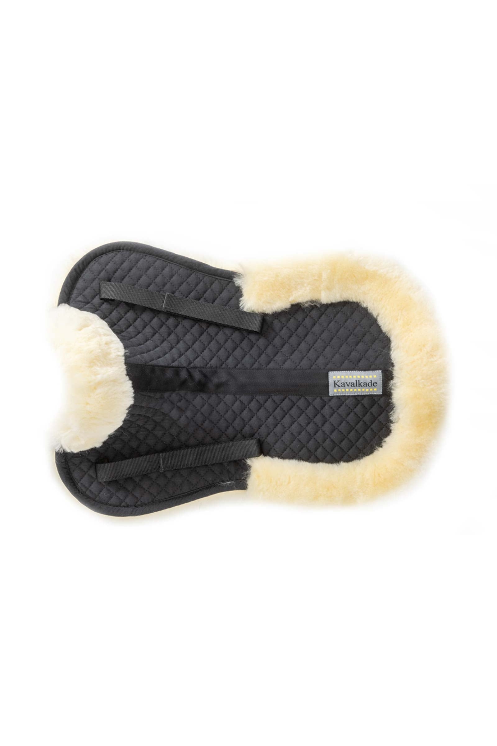 Kavalkade Lambswool pad w/ brim behind, lambswool Saddle Pads
