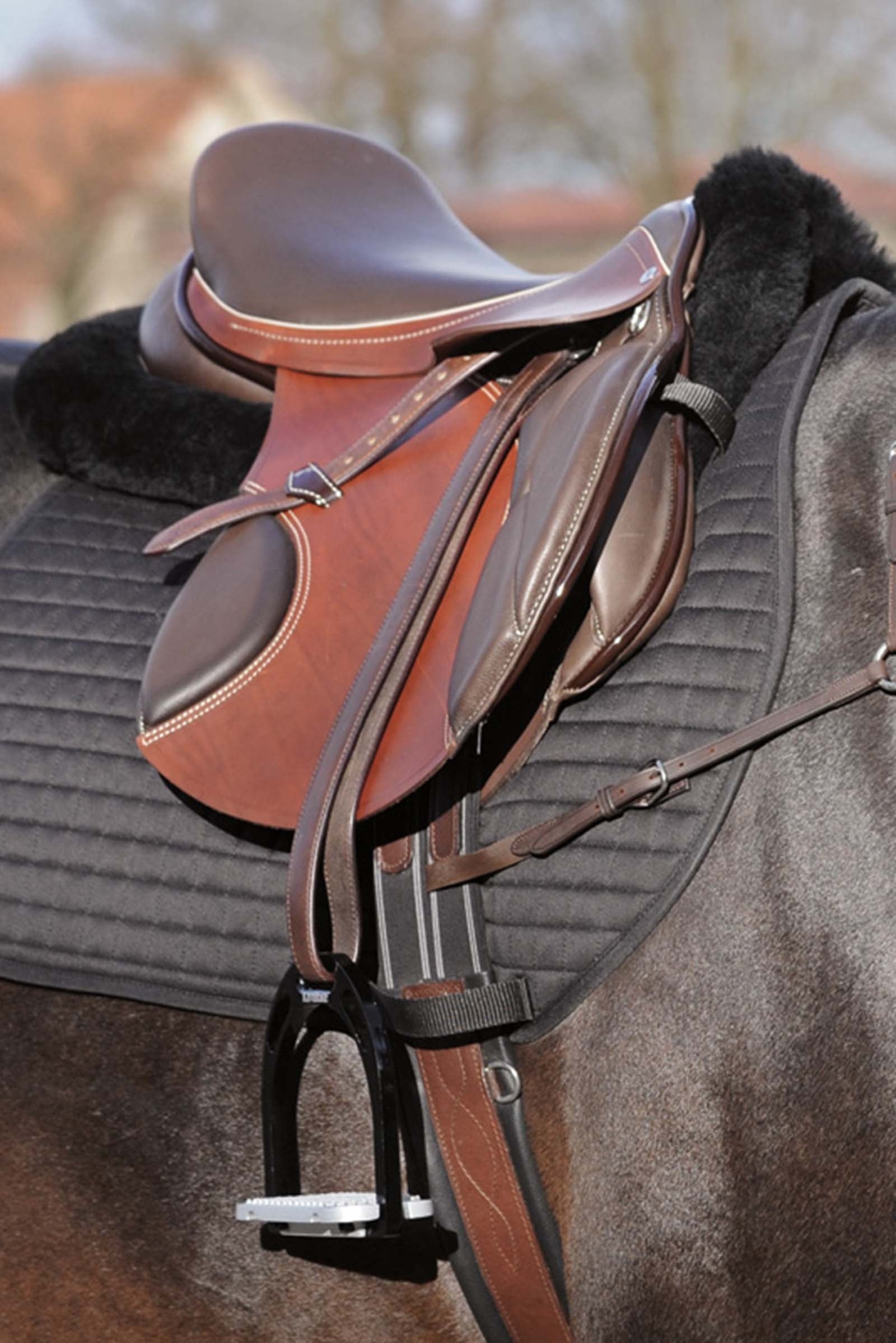 Kavalkade Wool Half Pad with pockets Saddle Pads