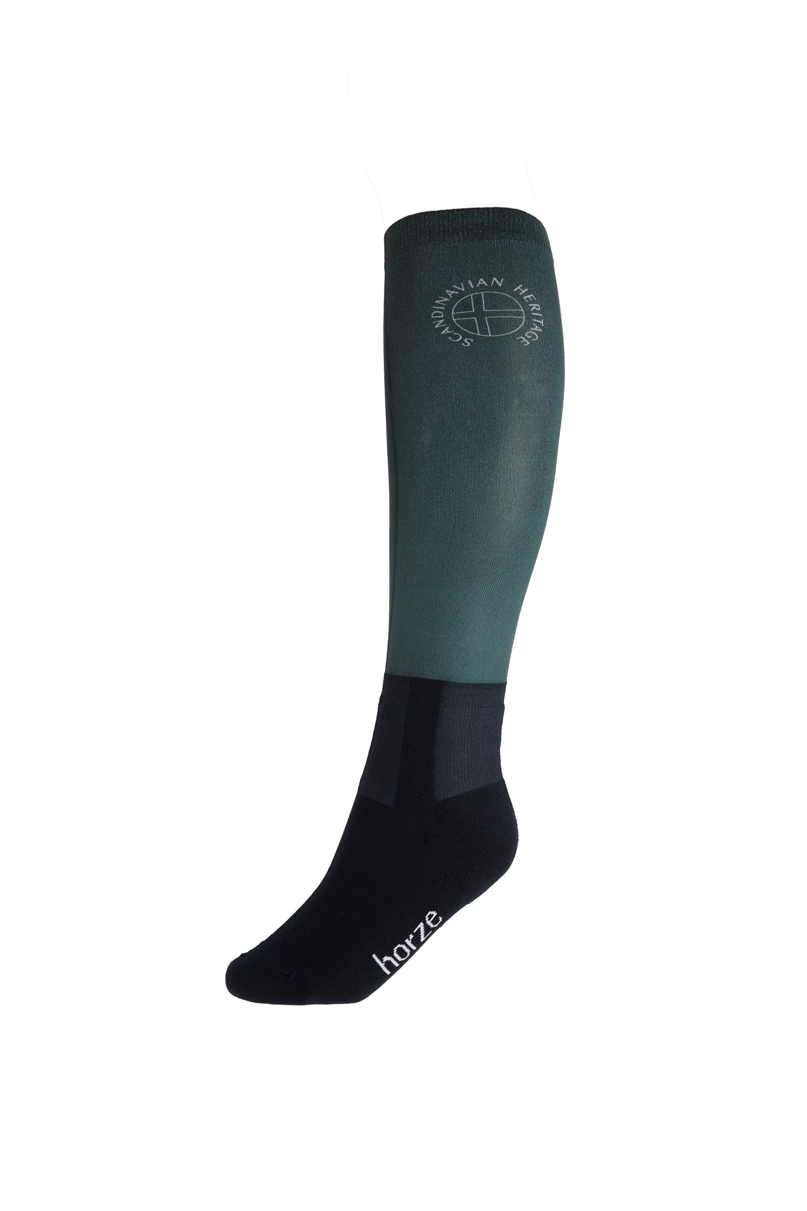 Horze Printed Riding Socks with Thin Shaft Socks
