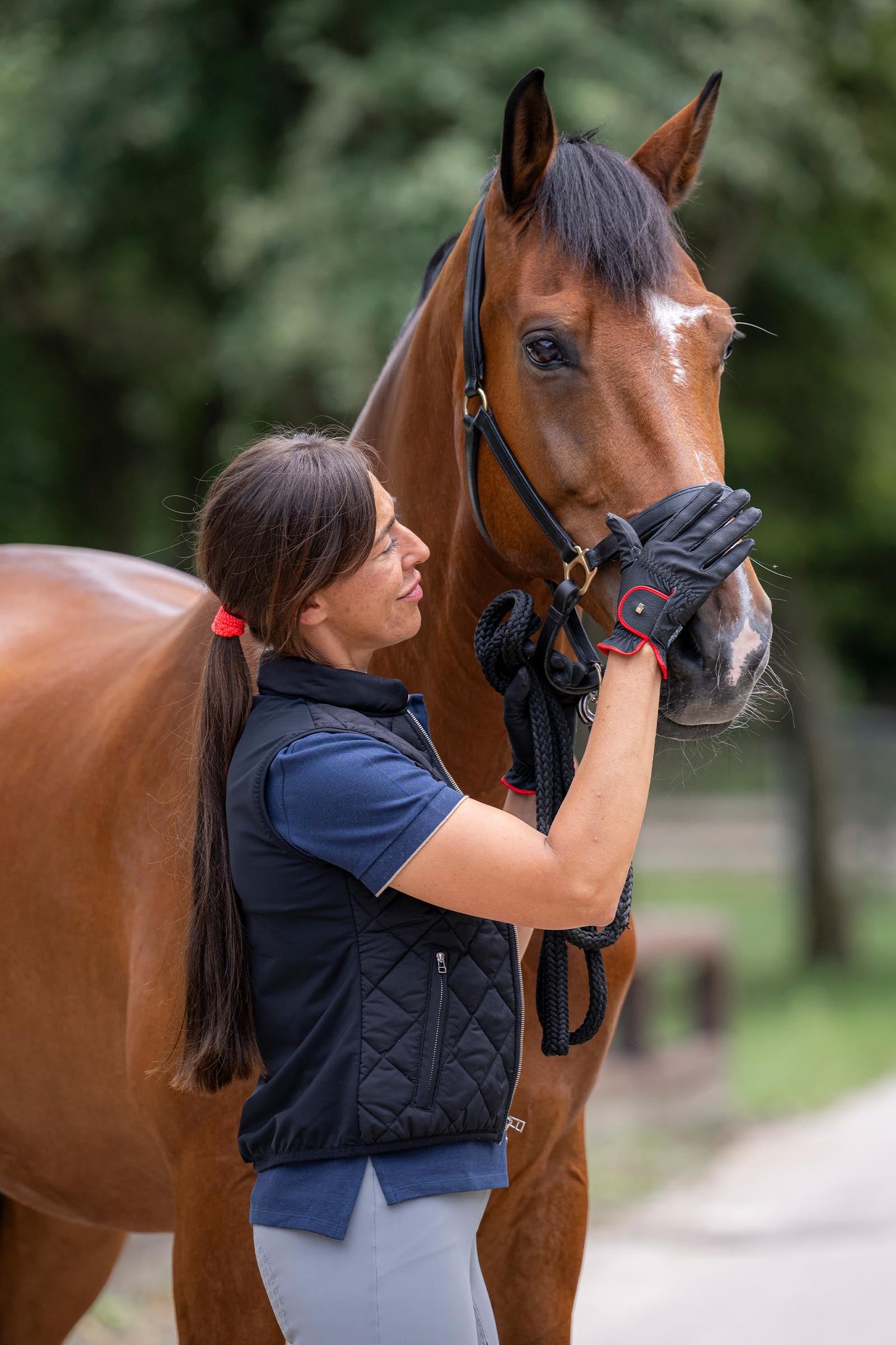 Roeckl Lona ROECK-Grip two-tone Riding Gloves