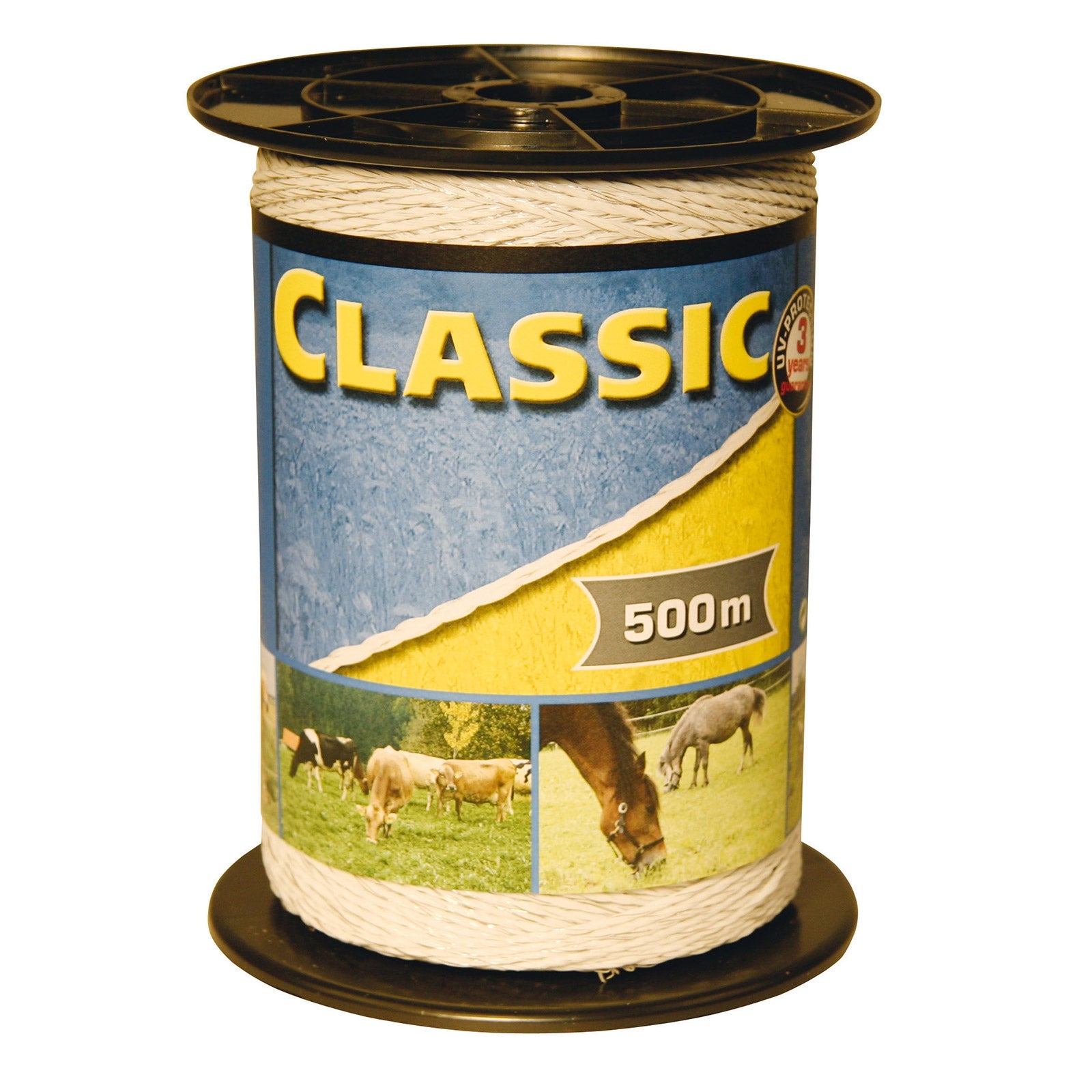 Farm Patrol Classic afrasteringslitze 500m wit, 6x 0,20 Niro Schrikdraad benodigdheden