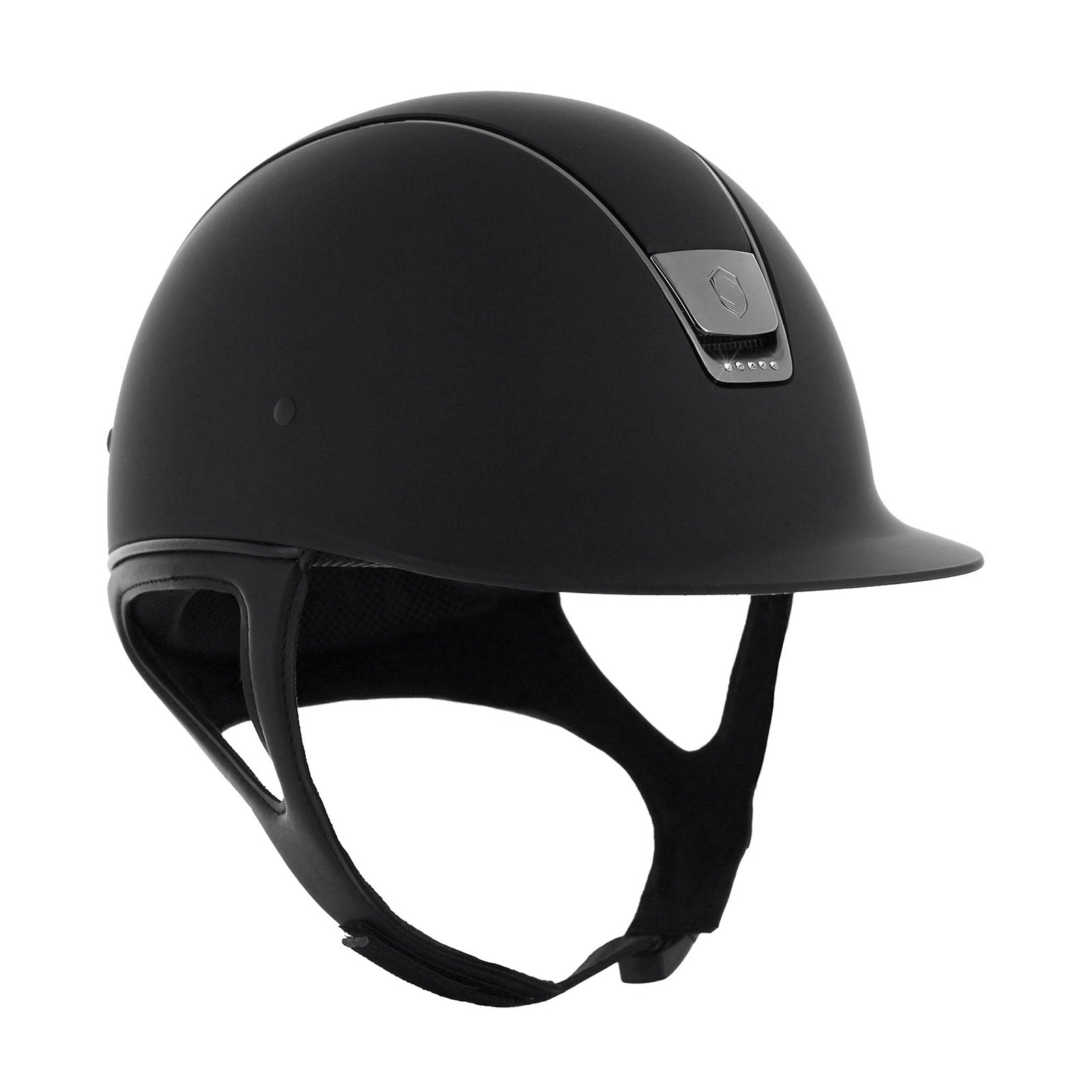 Samshield Shadowmatt + 5 Swarovski, Regular (without liner) Paardrijcaps & Bodyprotectors
