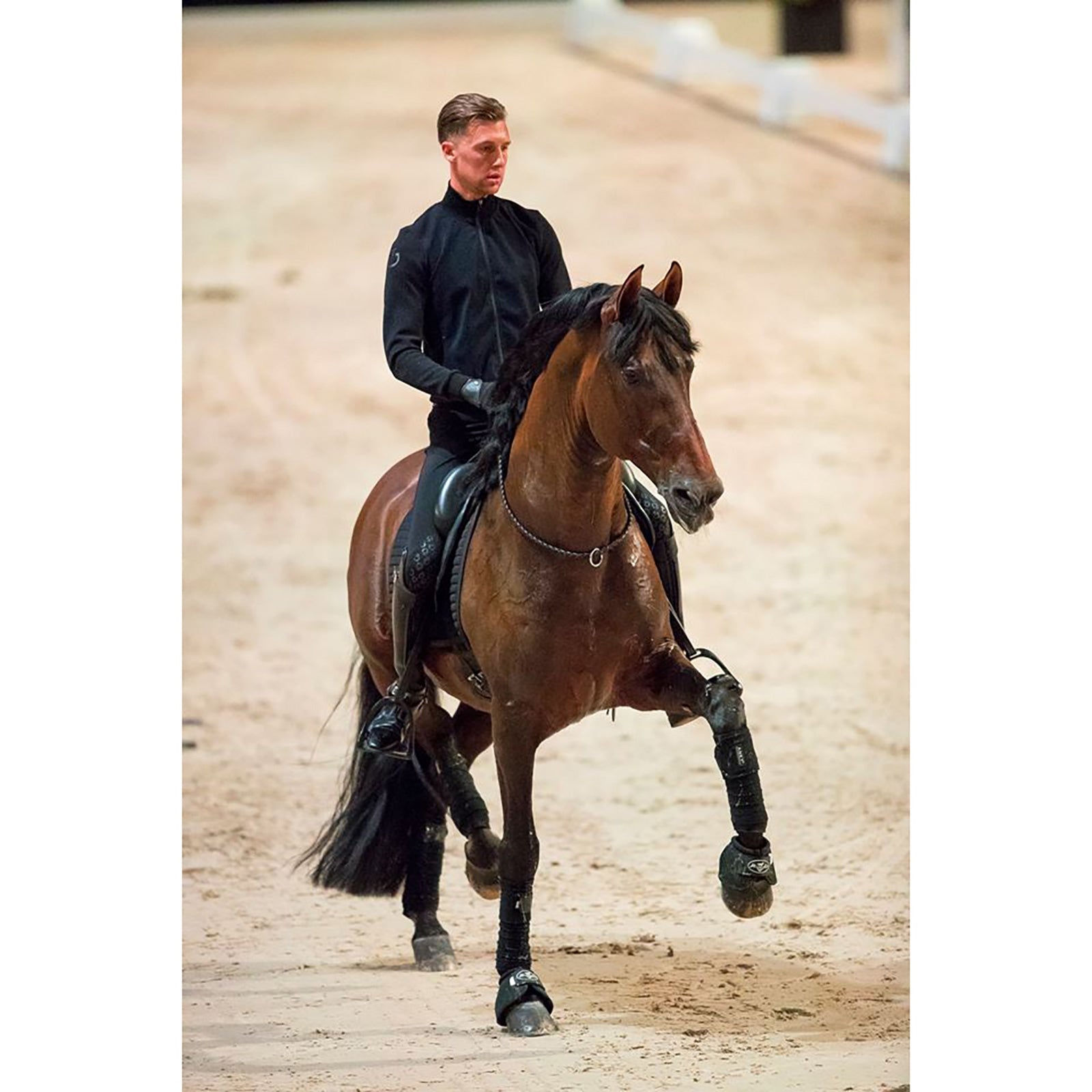 F.R.A. Freedom Riding Articles Kripton Neck Rope (System 1) Woven Leather, 15mm Bridles & Reins