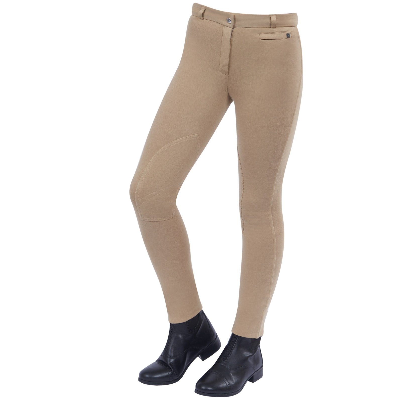 Dublin Supa-fit Rits kniestuk jodhpur rijbroek, junior Kinder paardrijkleding