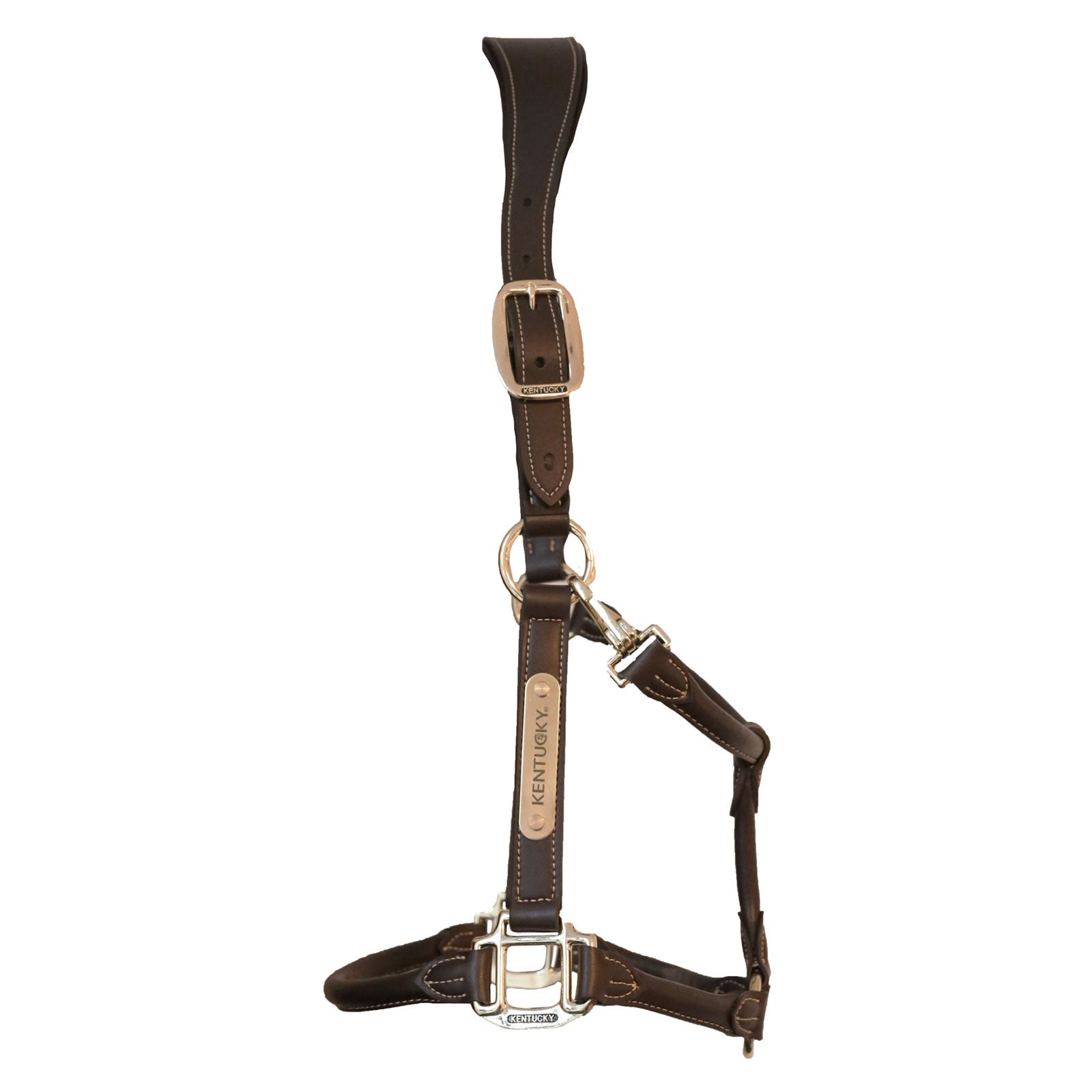 Kentucky Horsewear Anatomische Leder Halster Halsters & Halstertouwen