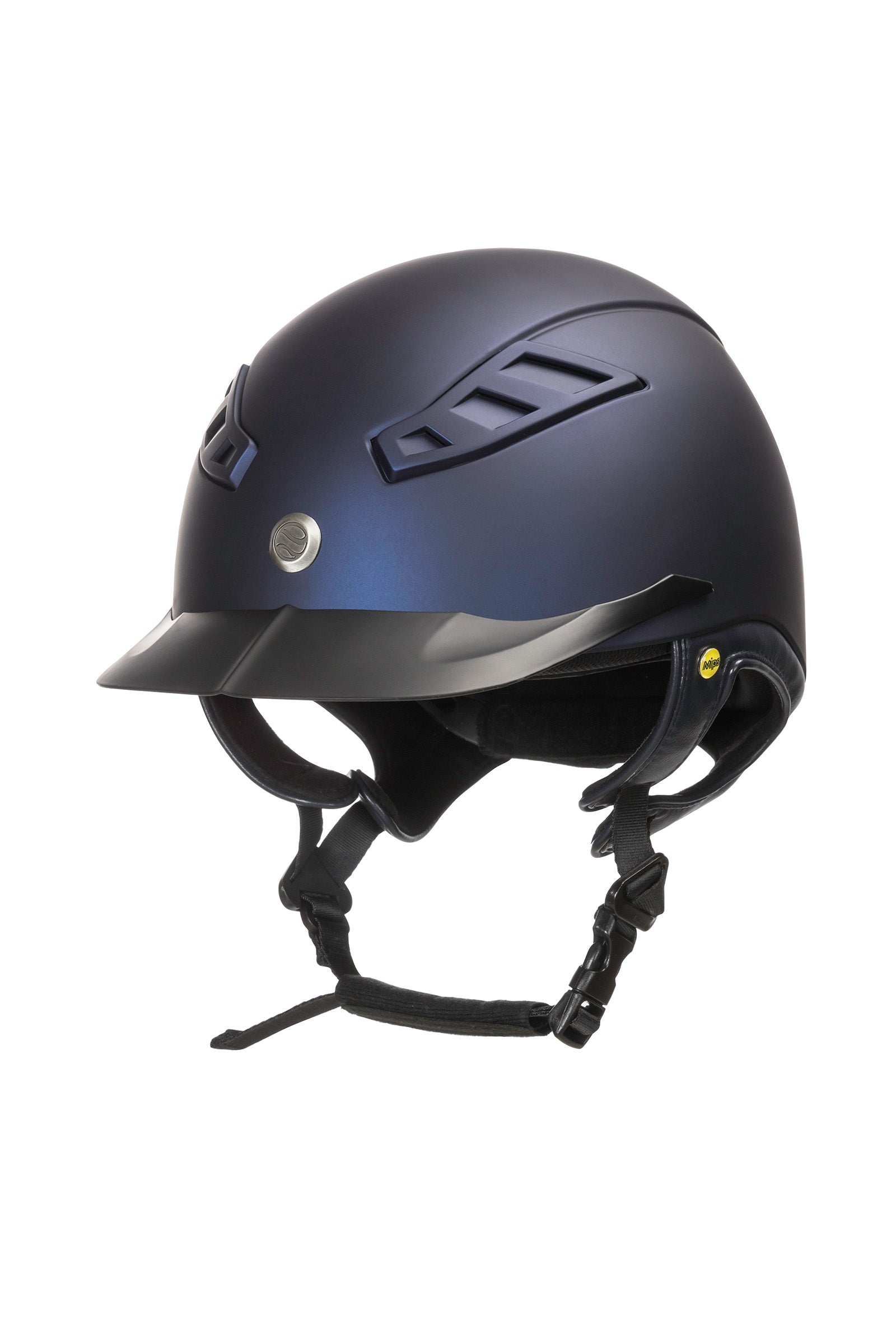 Back on Track EQ3 MIPS Lynx Smooth Top Paardrijcap Paardrijcaps & Bodyprotectors