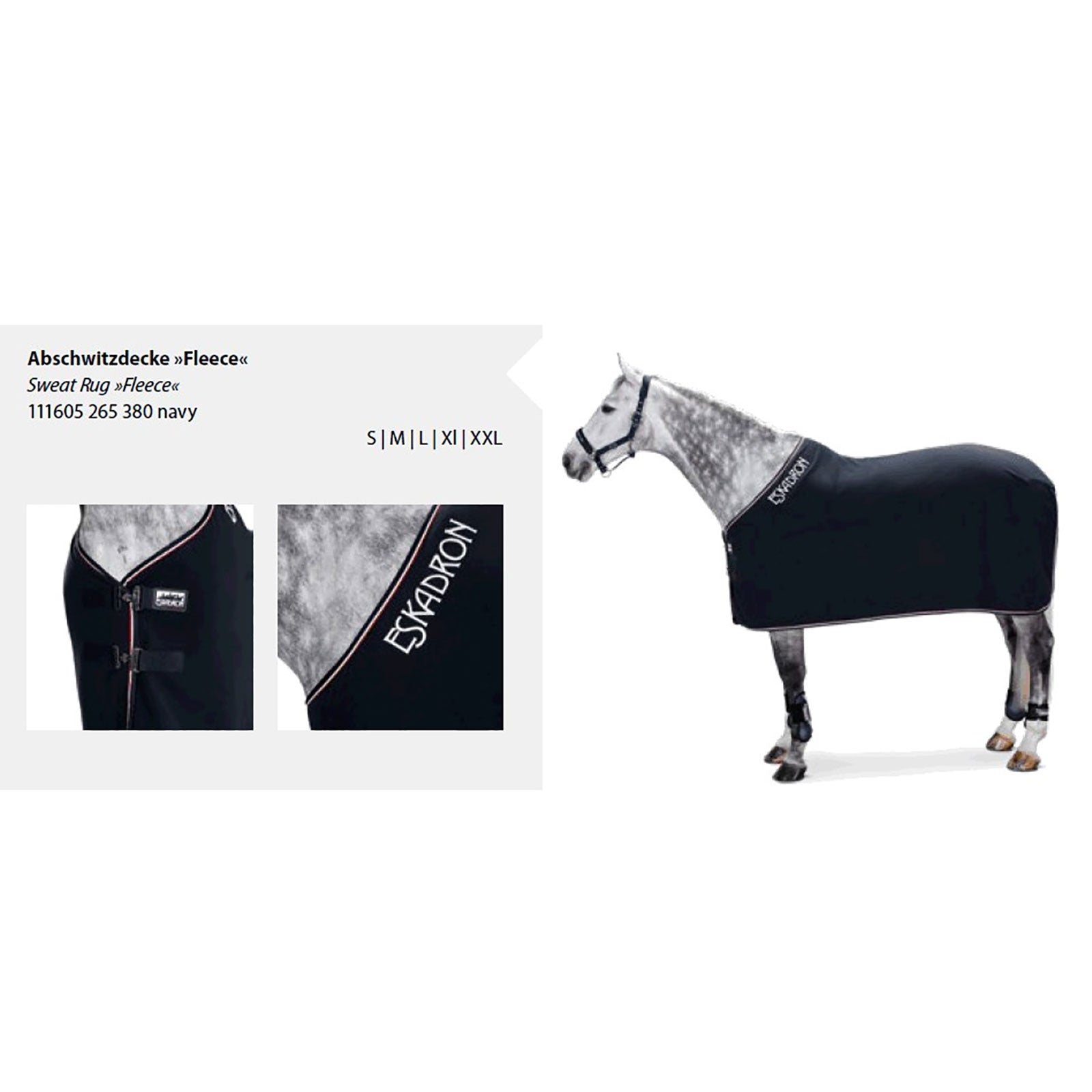 Eskadron fleece zweetdeken Paardendekens