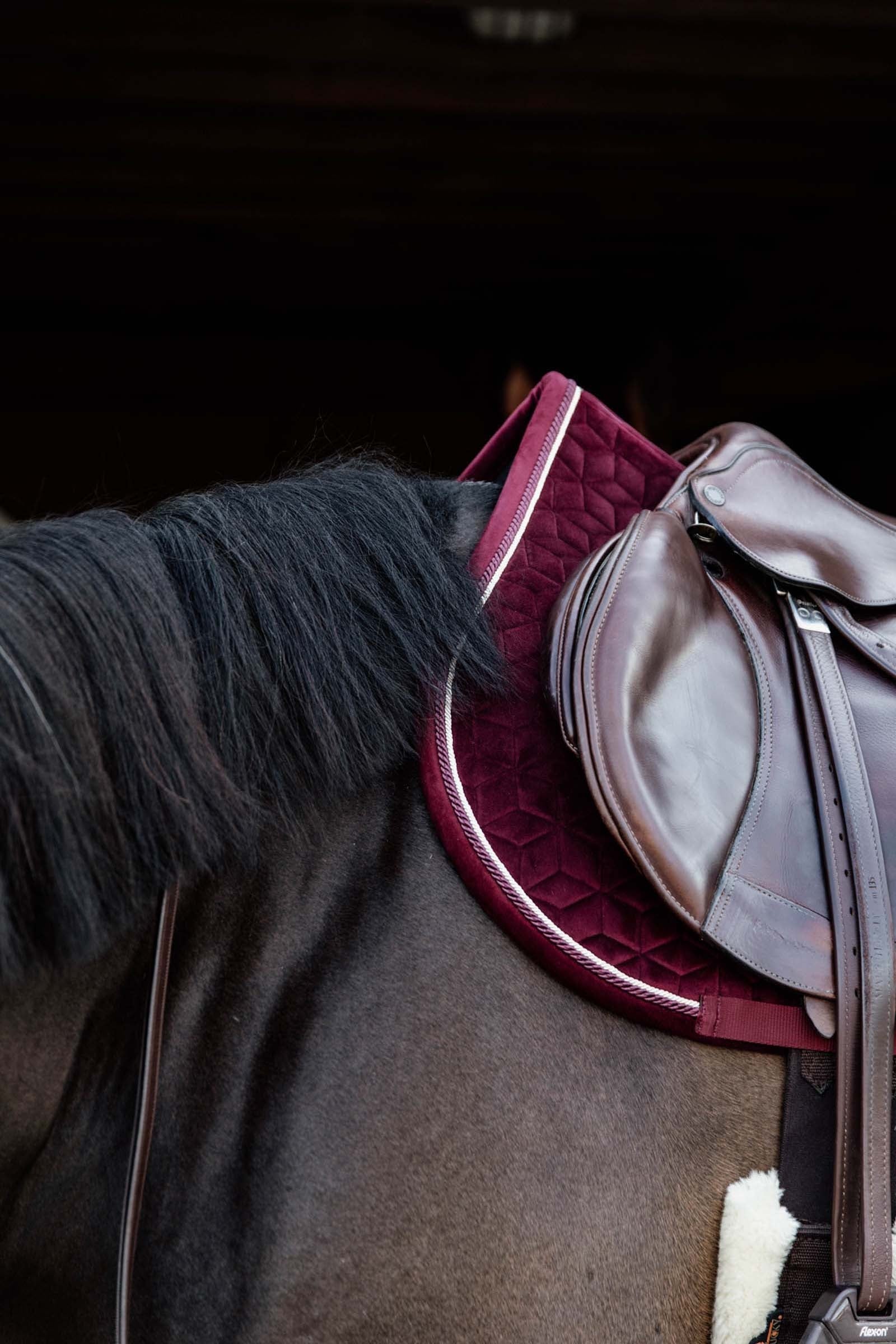 Kentucky Horsewear Velvet Jumping Saddle Pad Saddle Pads