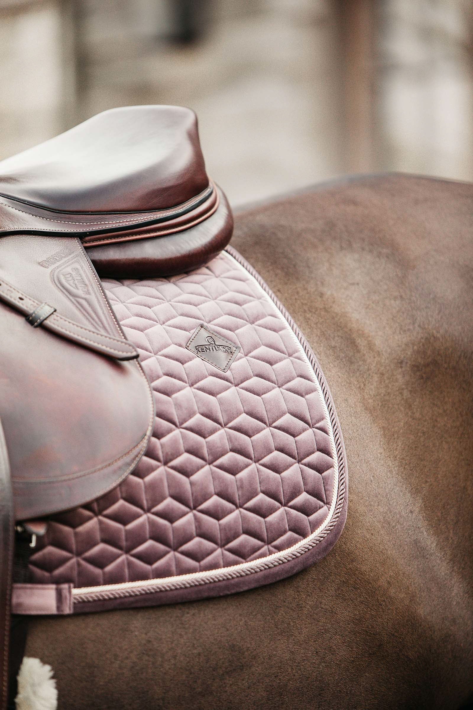 Kentucky Horsewear Velvet Jumping Saddle Pad Saddle Pads