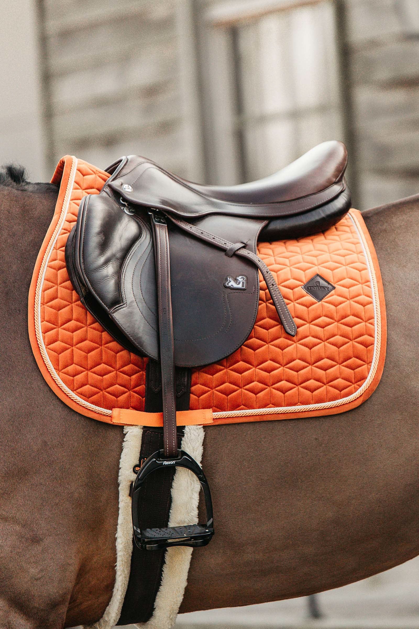 Kentucky Horsewear Velvet Jumping Saddle Pad Saddle Pads