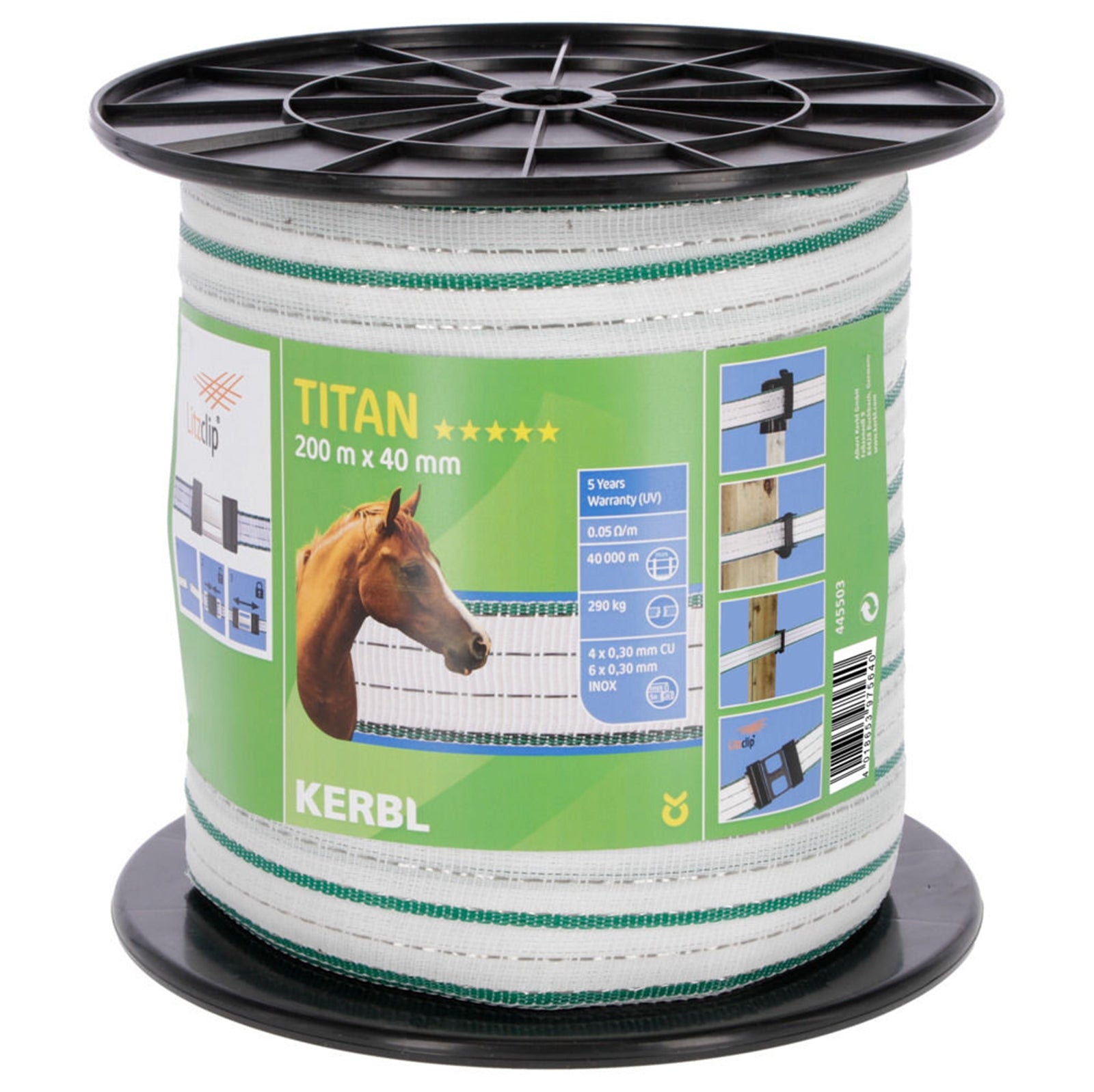 Farm Patrol Kerbl Titan Hekwerk Lint, 40 mm Schrikdraad benodigdheden