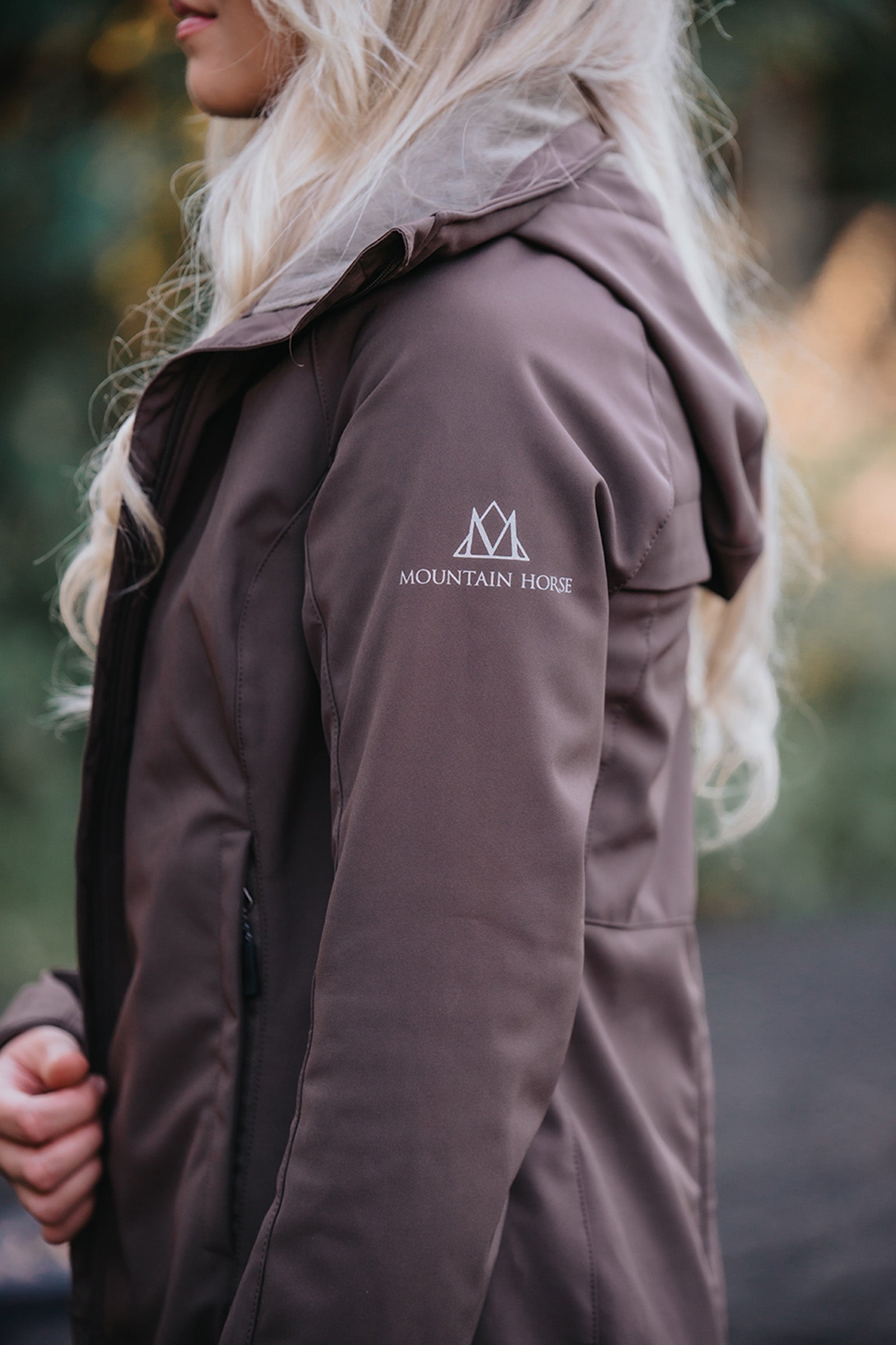 Mountain Horse Stella Softshell-parka voor dames Dames paardrijkleding