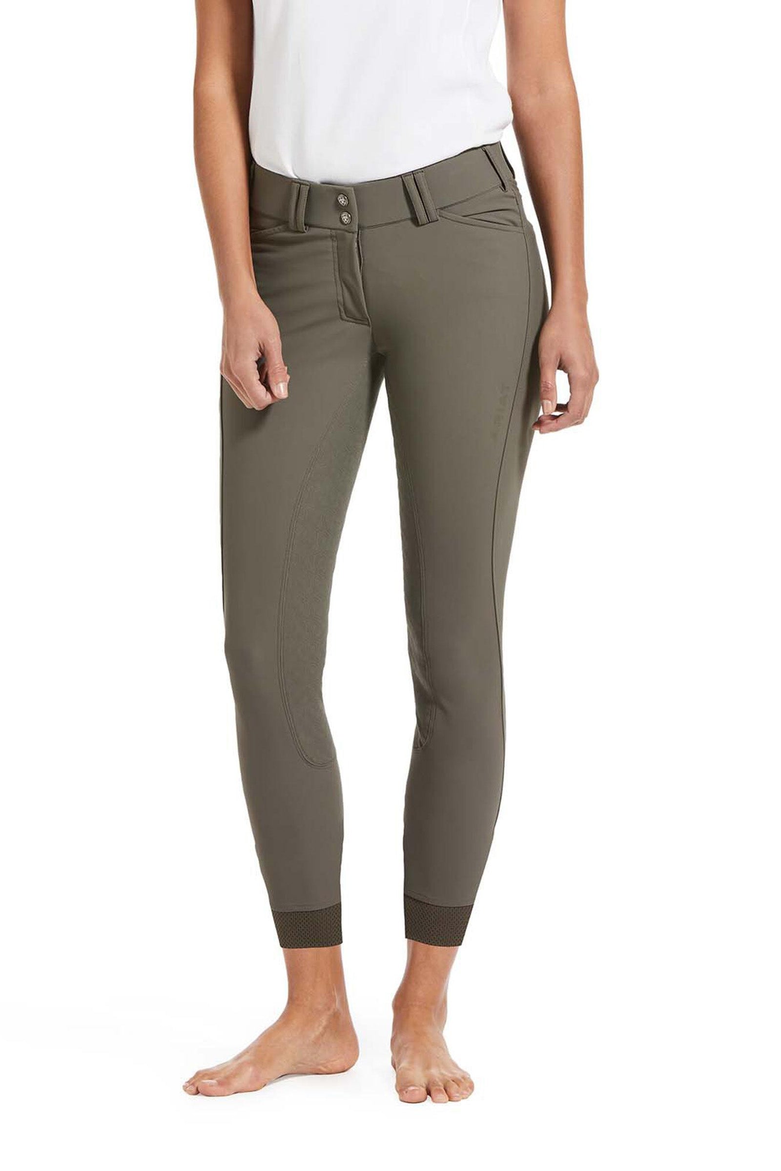Ariat Tri Factor Women's Full Seat Breeches With Silicone Grip Womens Breeches